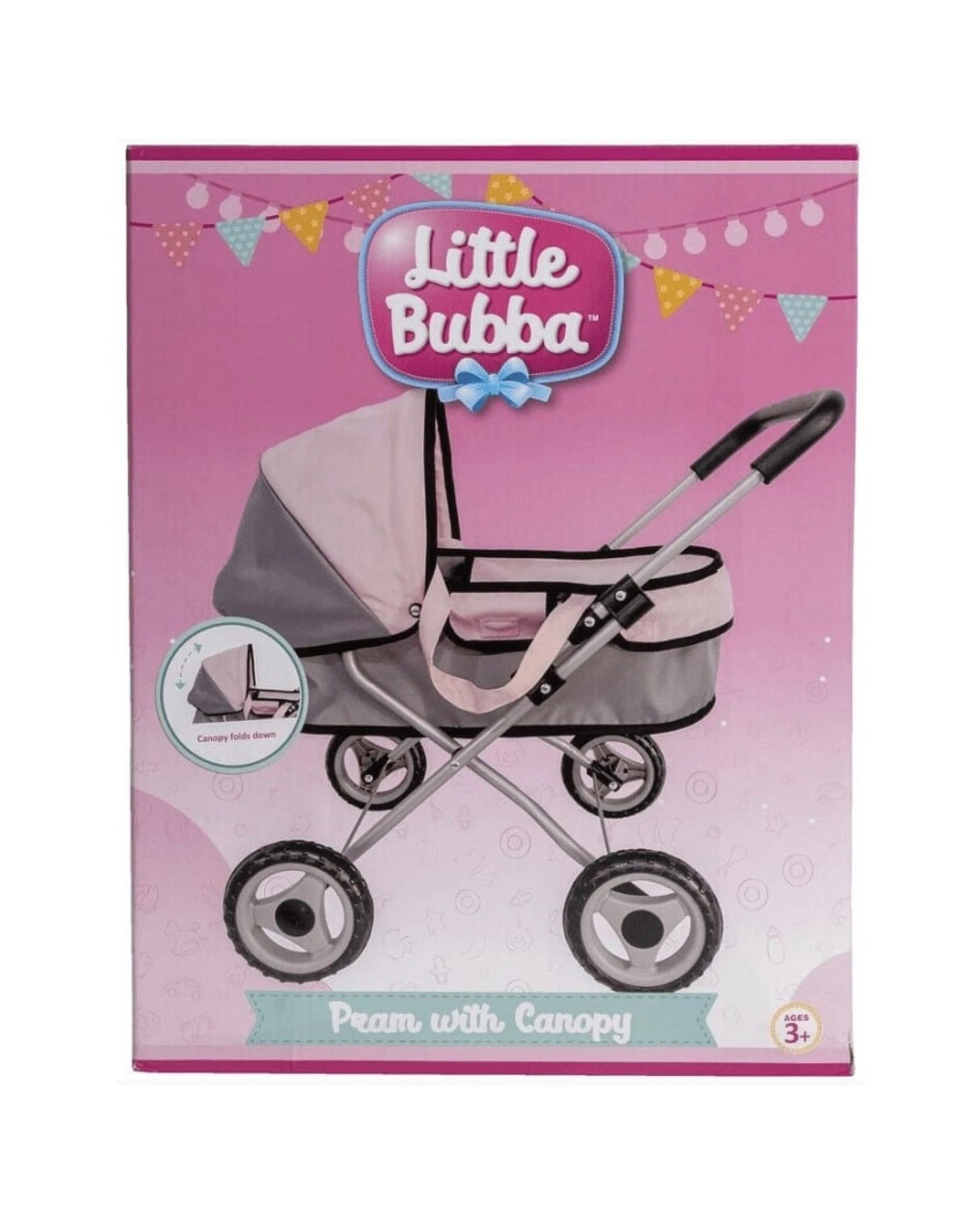 4 Little Bubba Doll Pram with Canopy, 4 of 4