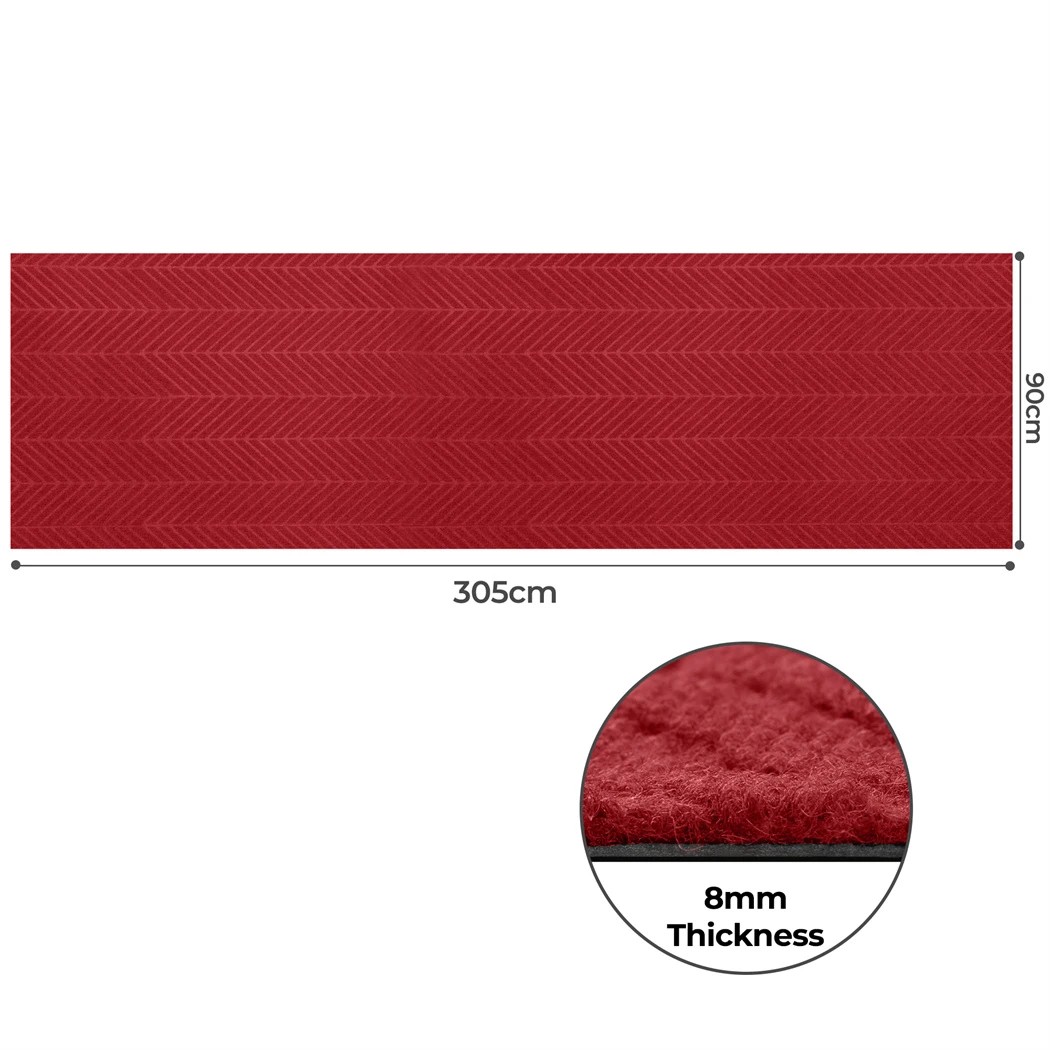 3 Marlow Non Slip Rubber Floor Mat Tyer Pattern, 3 of 8