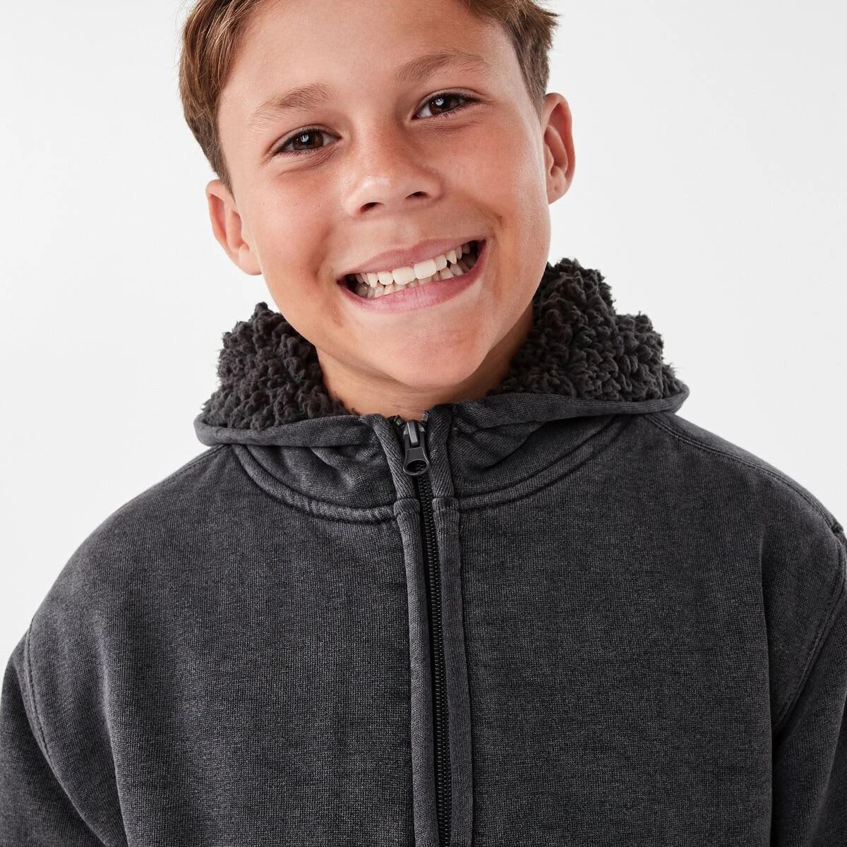 4 Sherpa Lined Zip Through Hoodie Magnet, 4 of 8