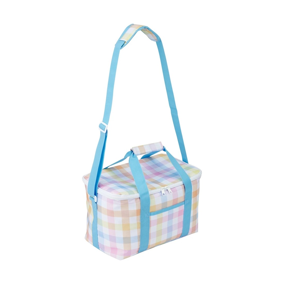 2 Rainbow Check Extra Large Insulated Lunch Bag, 2 of 5