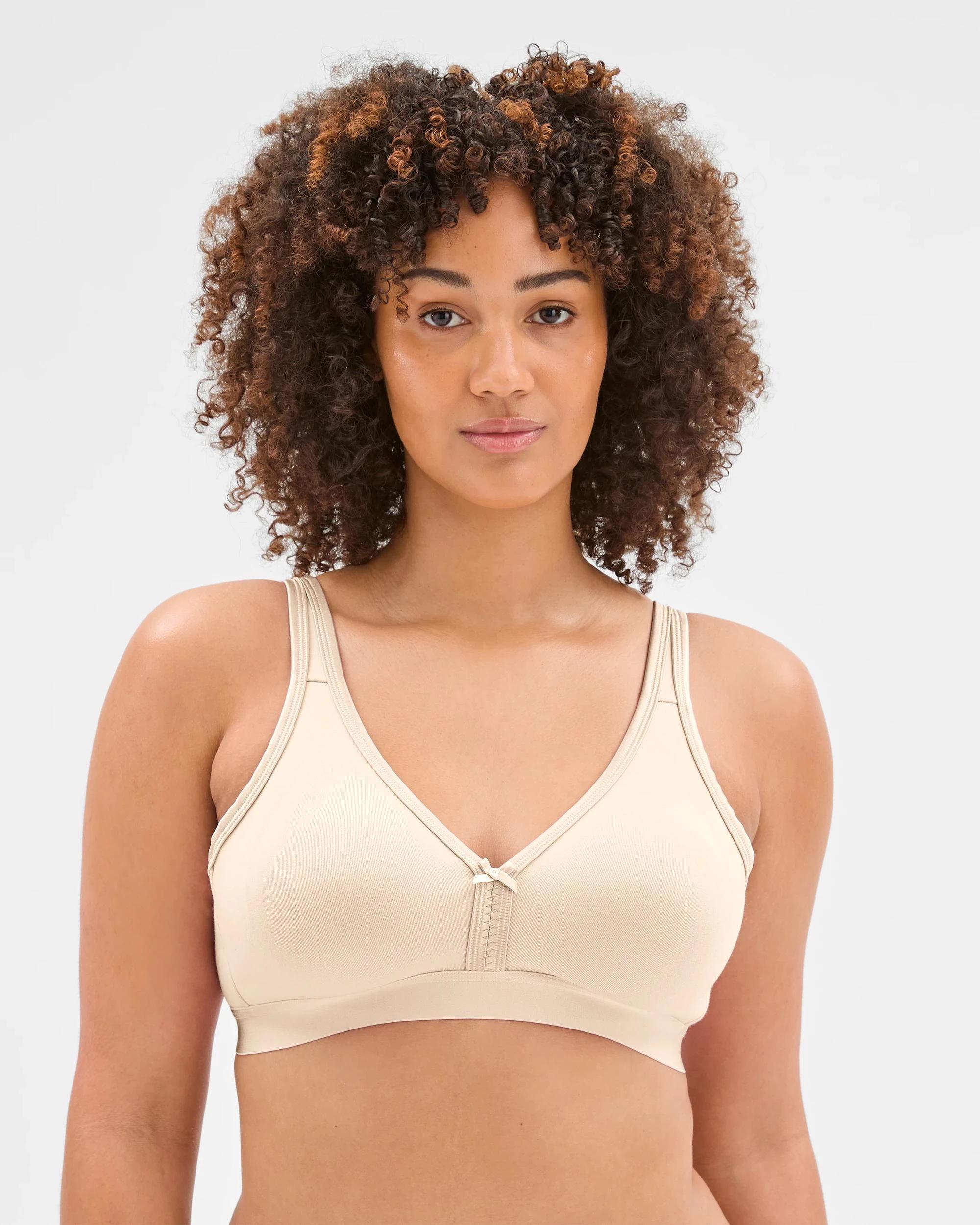 3 Target Woman Plus Size Lucy Australian Cotton Blend Moulded Wirefree Bra TAUPE, 3 of 5
