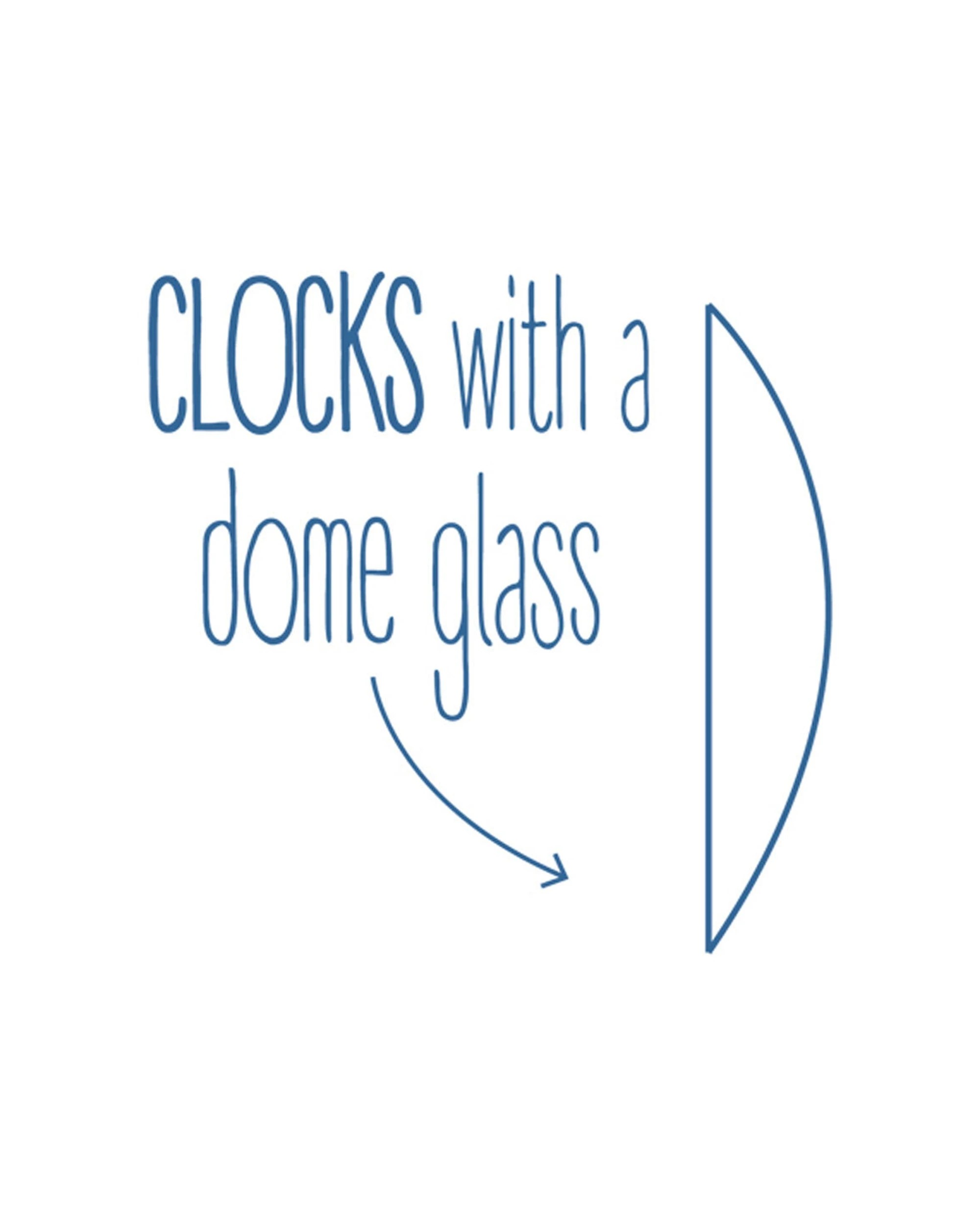 4 NeXtime Dome Testpage Wall Clock Silent Sweep Dome Glass 35cm - Multi, 4 of 5