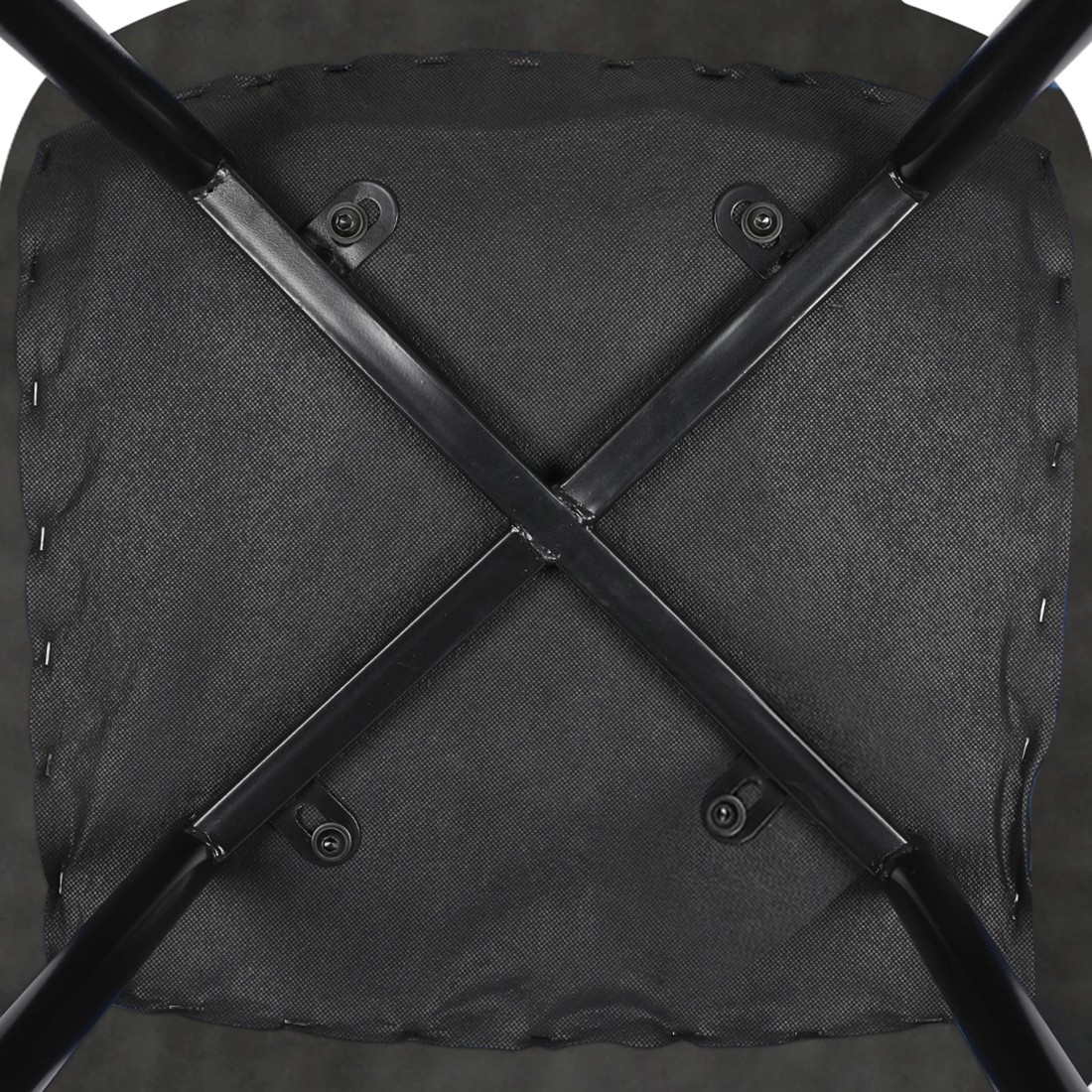 3 Levede 1 Set Of 4 Retro Dining Chairs - Grey, 3 of 6