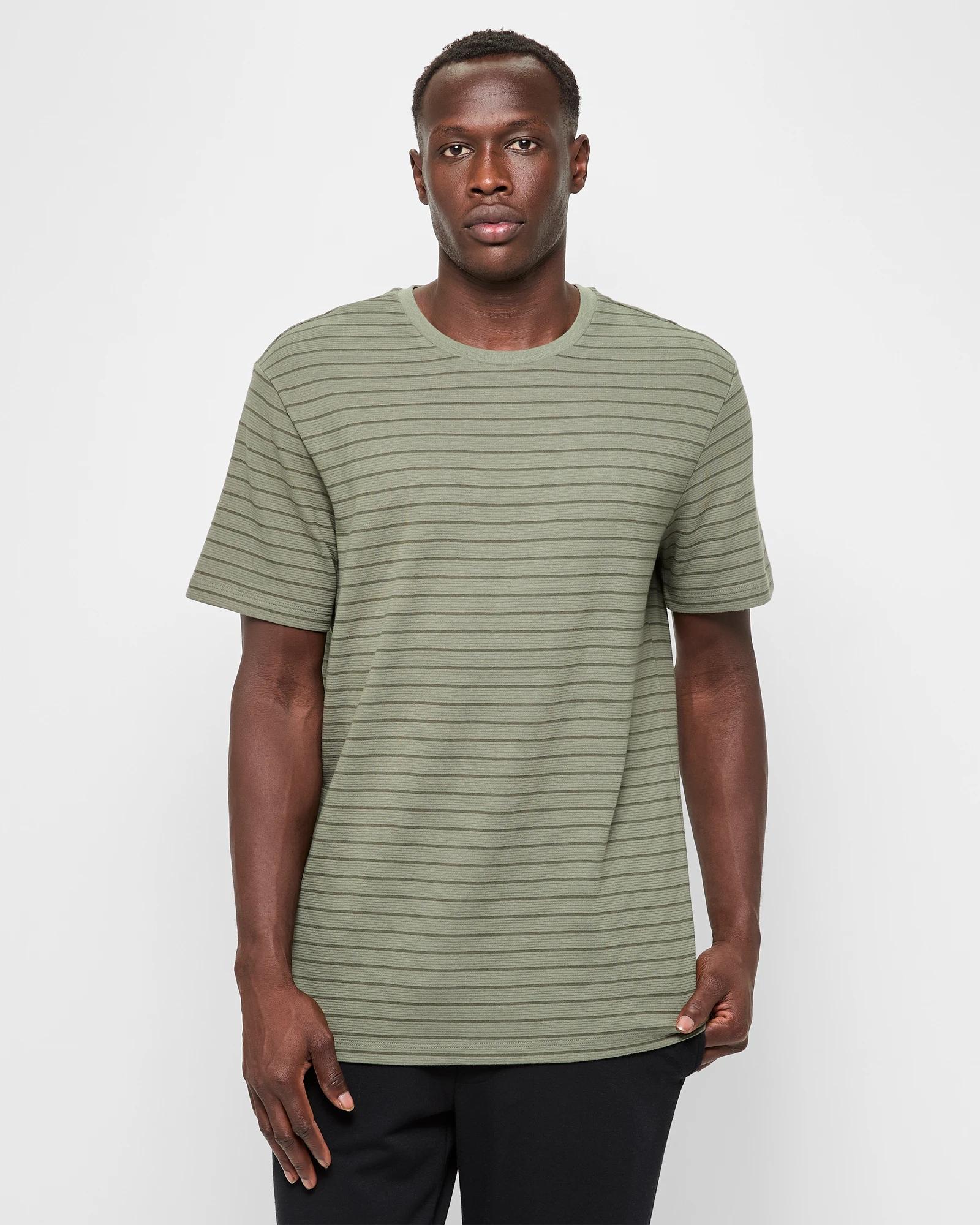1 Australian Cotton Blend Textured Sleep T-shirt - Maxx GREEN, 1 of 5