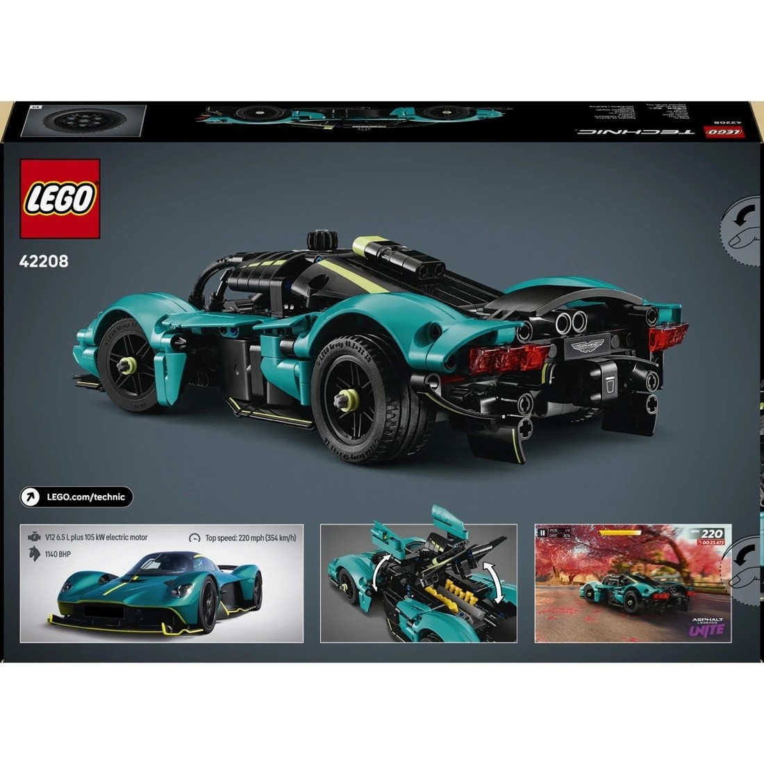 9 LEGO Technic Aston Martin Valkyrie 42208, 9 of 9