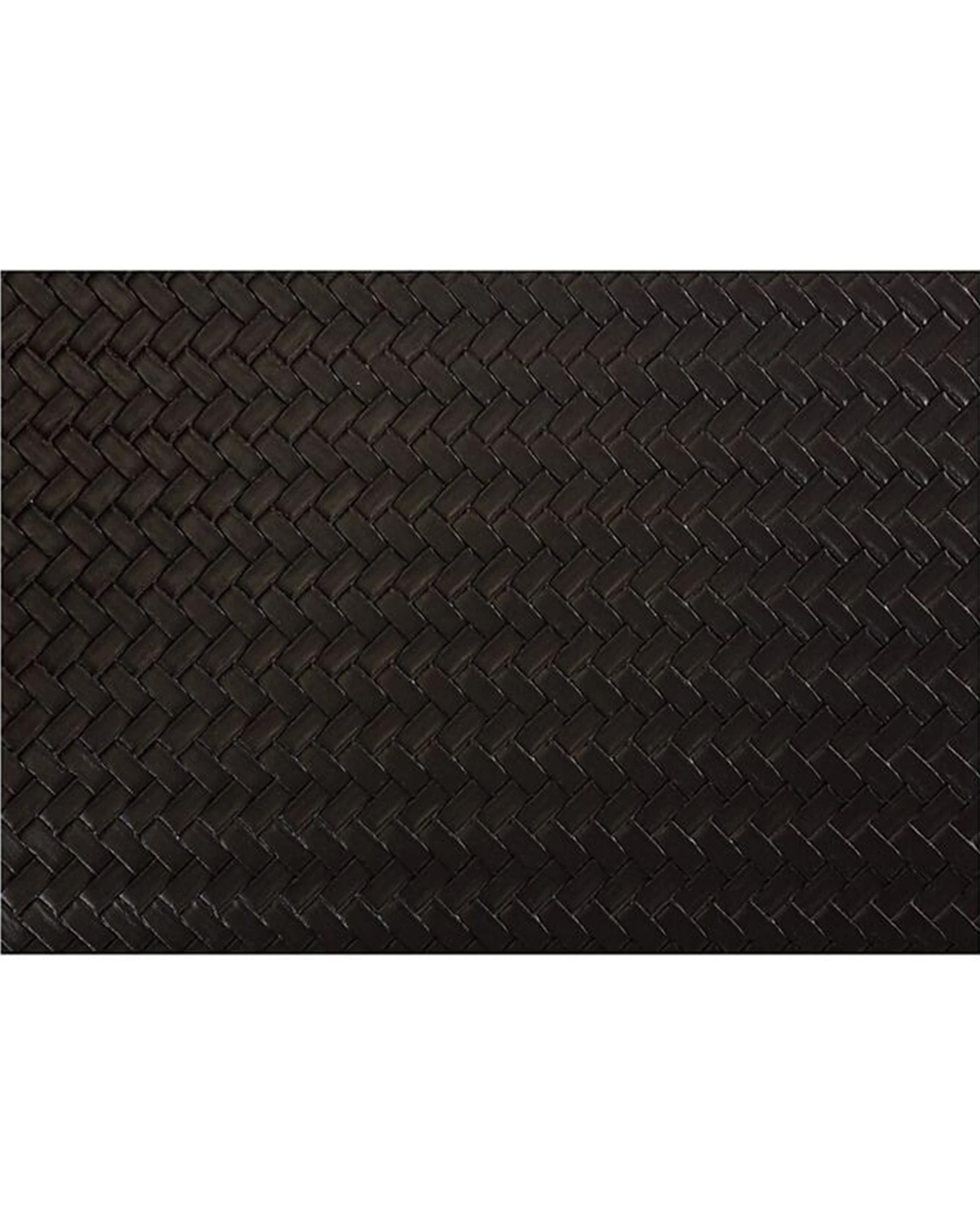 2 Maxwell & Williams 4PK Table Accents Leather Look Cowhide Placemat 43x30cm - Black, 2 of 2