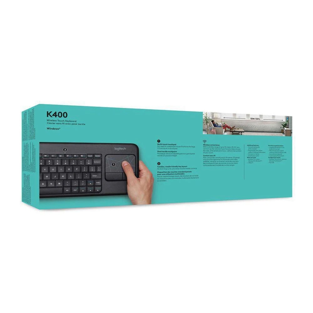 8 Logitech K400 Plus Wireless Touch Keyboard, 8 of 8