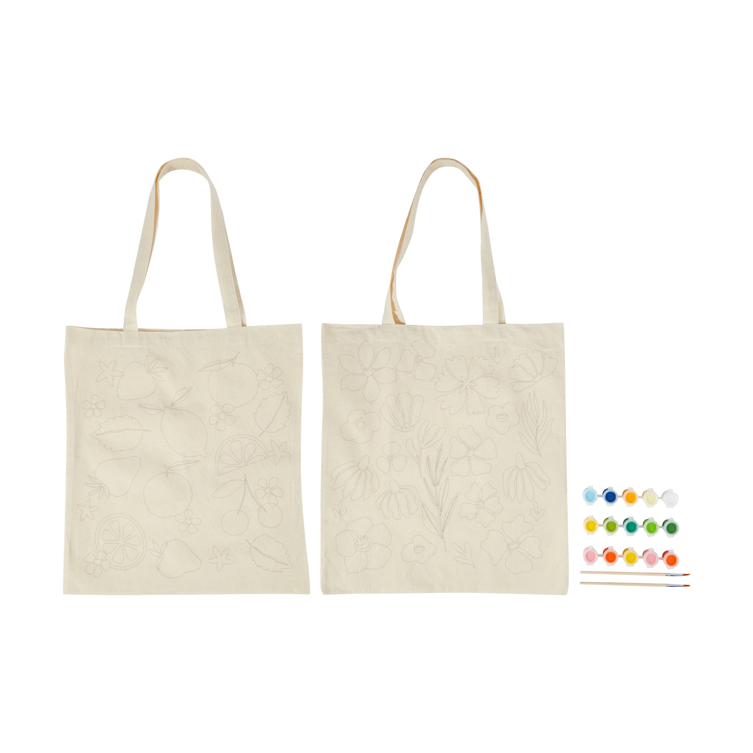 2 Painted Tote Bag Art Kit, 2 of 3