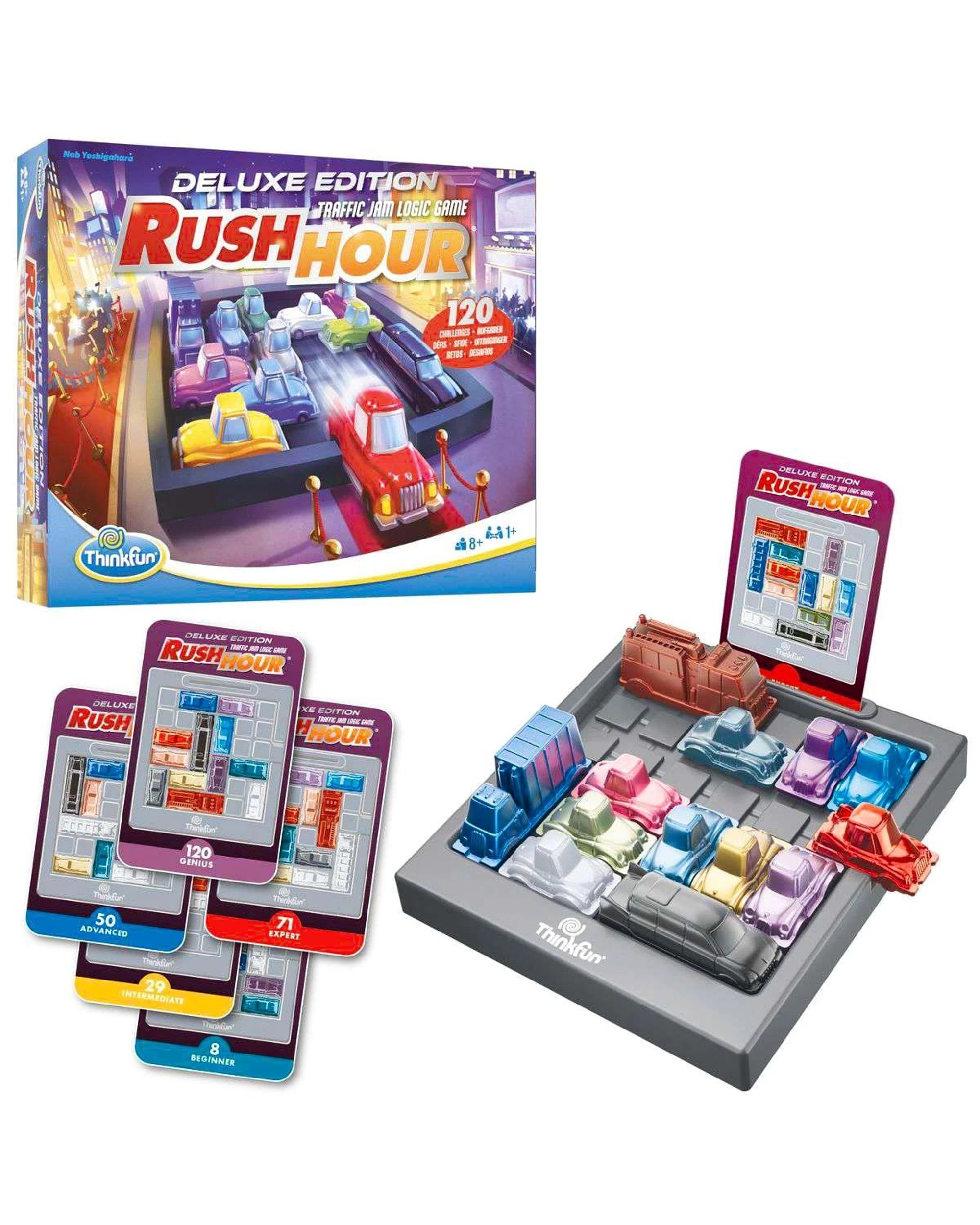 2 Thinkfun Rush Hour Deluxe Edition Board Game, 2 of 3