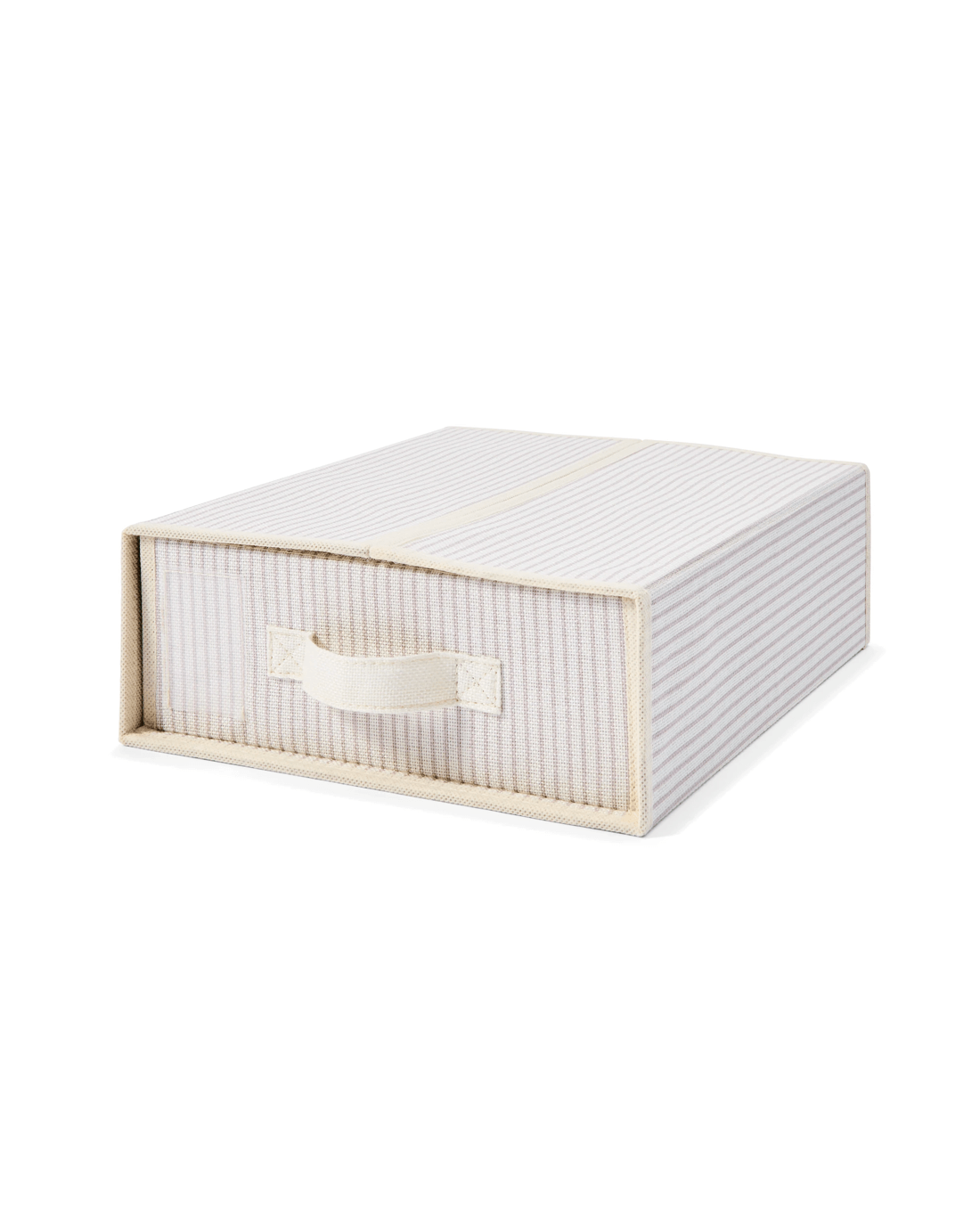 2 Linen Look Bed Linen Box - Stripe, 2 of 10