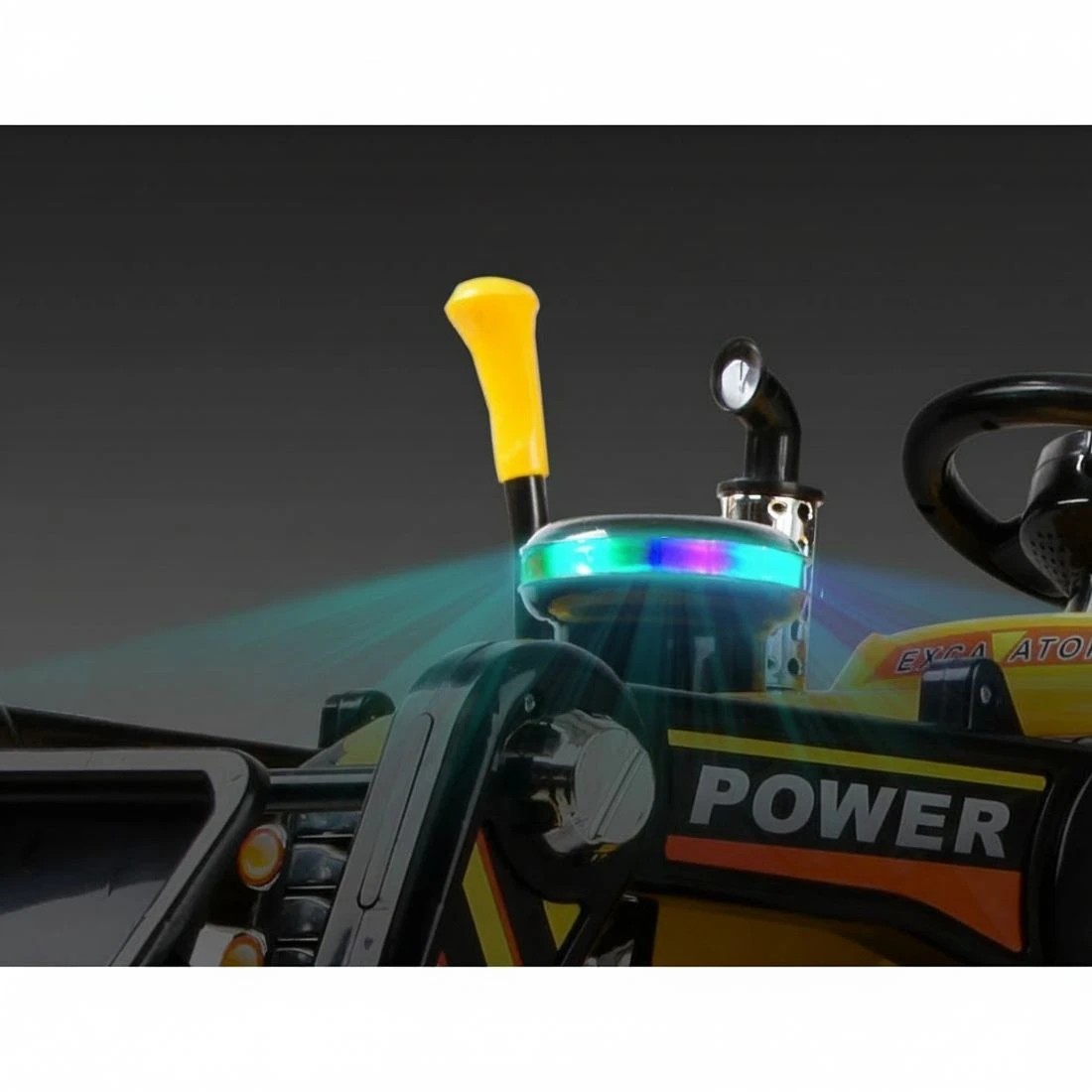 4 Rigo Kids Electric Ride On Car Bulldozer Digger Loader Remote 6V Yellow - Yellow, 4 of 7