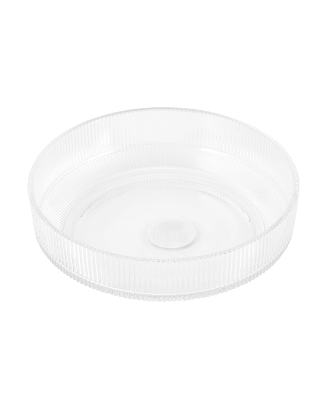 Clear Glass Linear Salad 