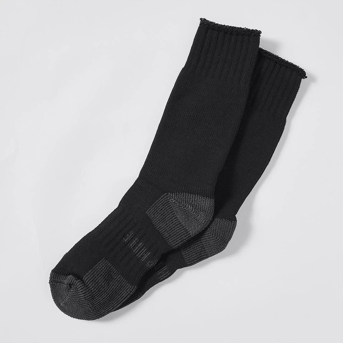 1 Graphite 2 Pack Bamboo Outdoor Socks - Black NO COLOUR, 1 of 3