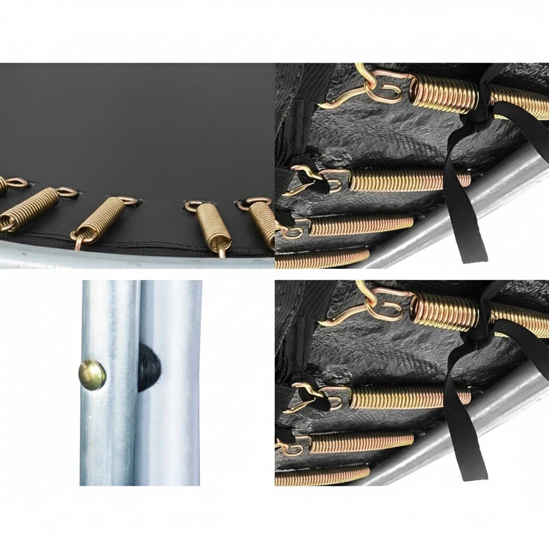 4 Everfit 10FT Trampoline for Kids w/ Ladder Enclosure Safety Net Rebounder - Multi, 4 of 7