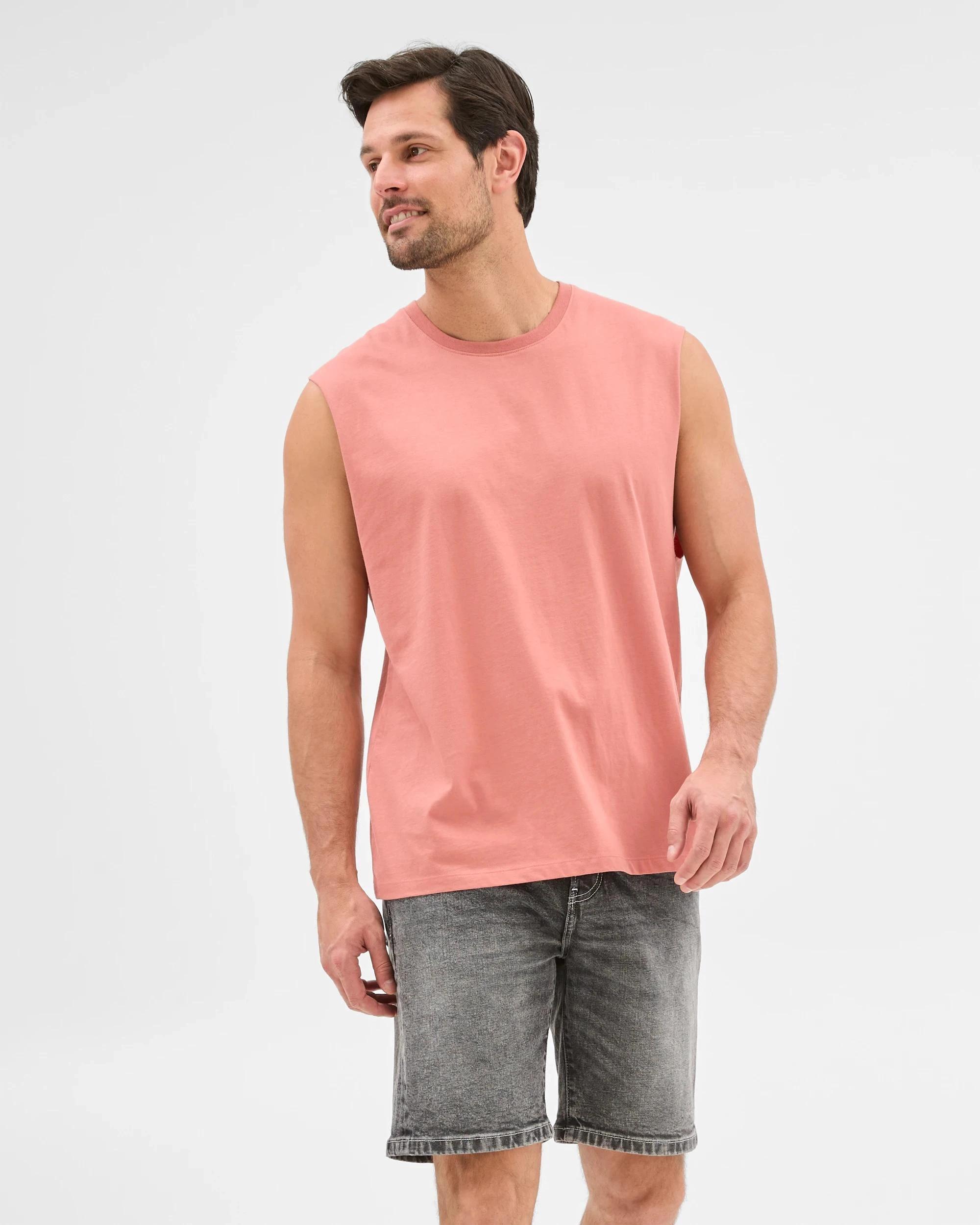 6 Target Australian Cotton Plain Tank Top BRICK, 6 of 6