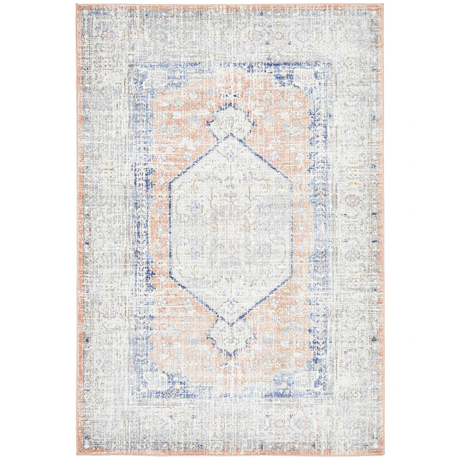 2 Common Ground Rugs Elite Lorissa 290x200cm - Large Power Loomed Pet Friendly Floor Rug - Silver, 2 of 9