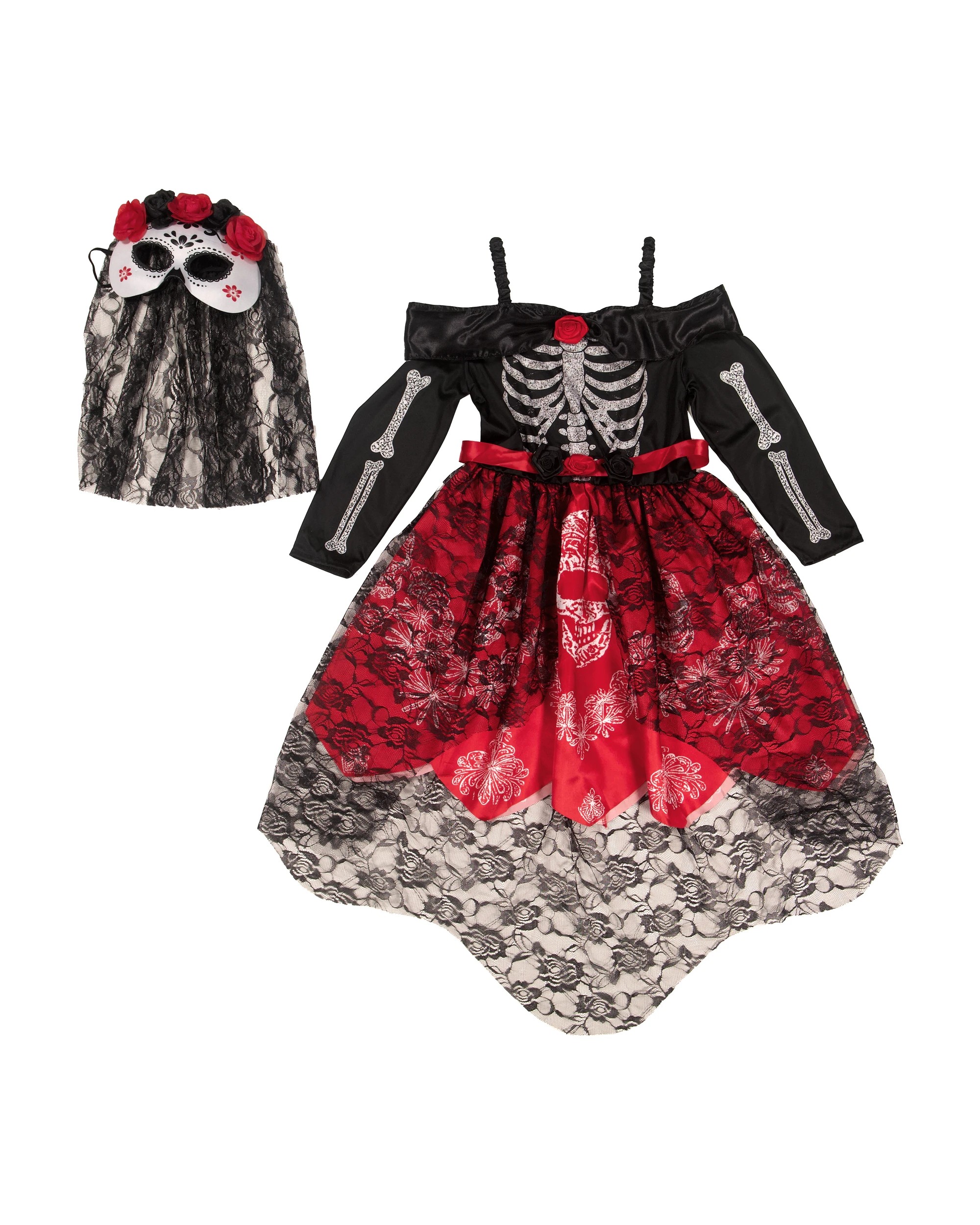 7 2 Piece Skeleton Costume - Ages 6-8, 7 of 10