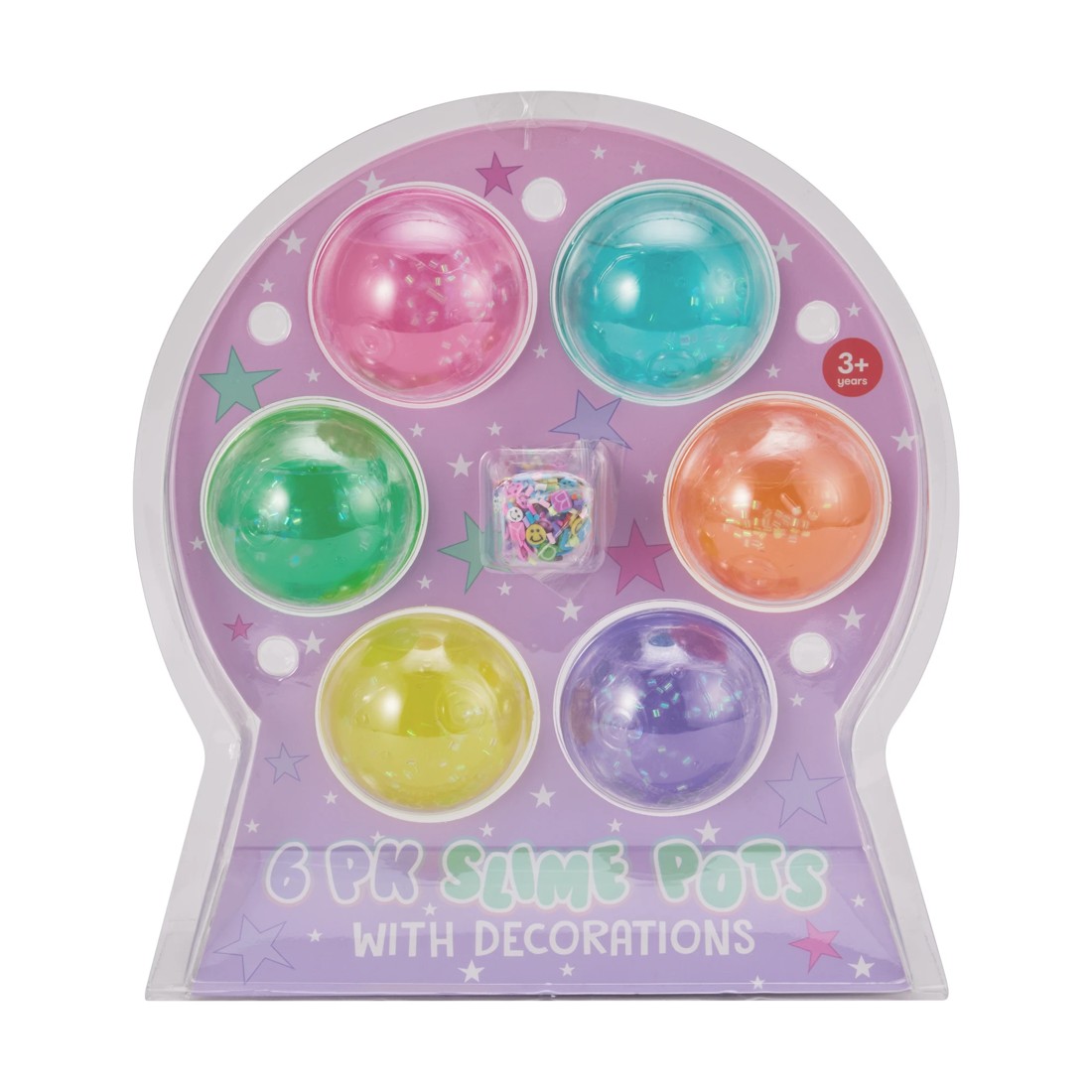 1 6 Pack Slime Pots with Decorations, 1 of 9