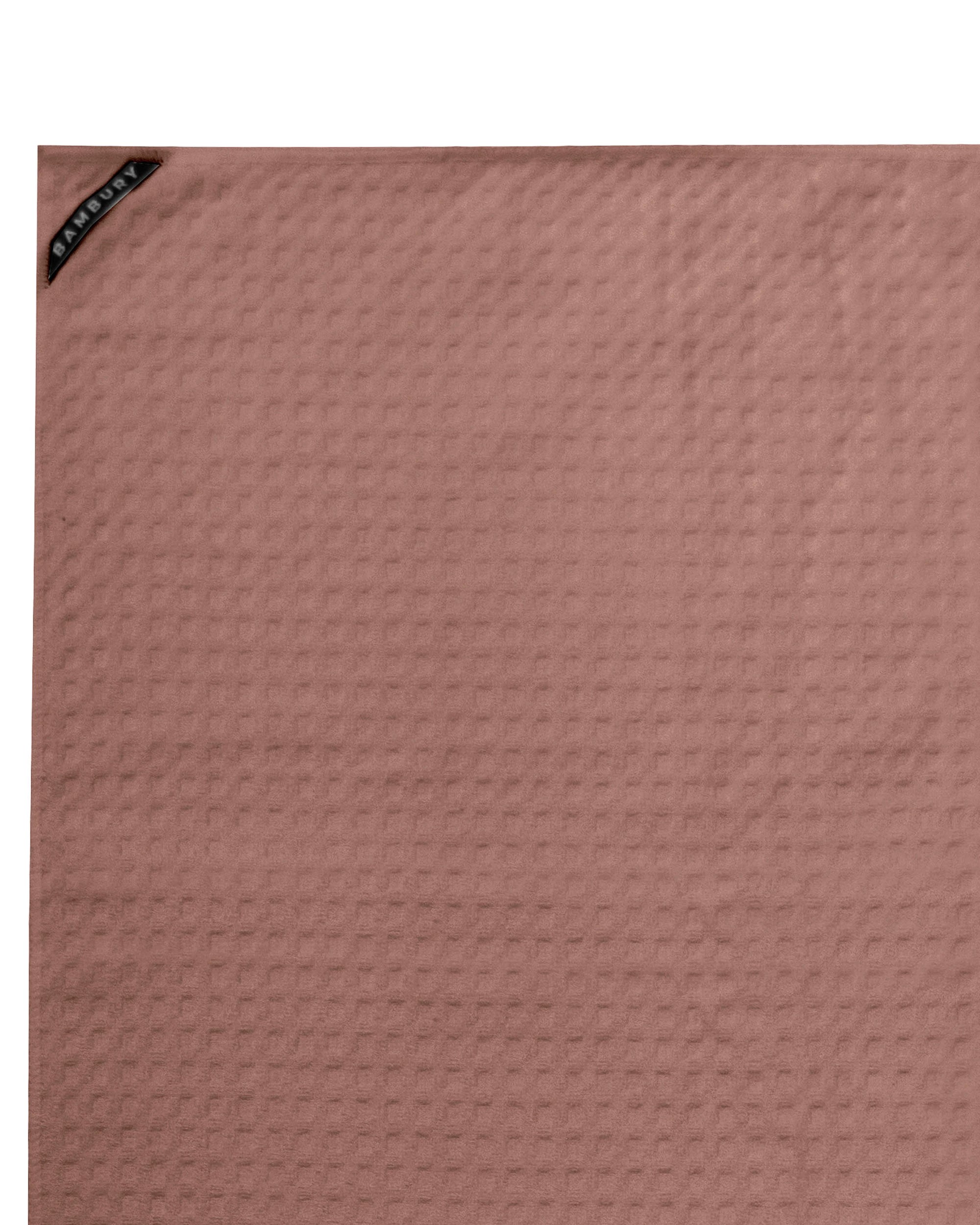 2 Bambury Matrix Microfibre Gym Towel Standard  Quick Drying Absorbent Travel Friendly Woodrose - Brown, 2 of 2