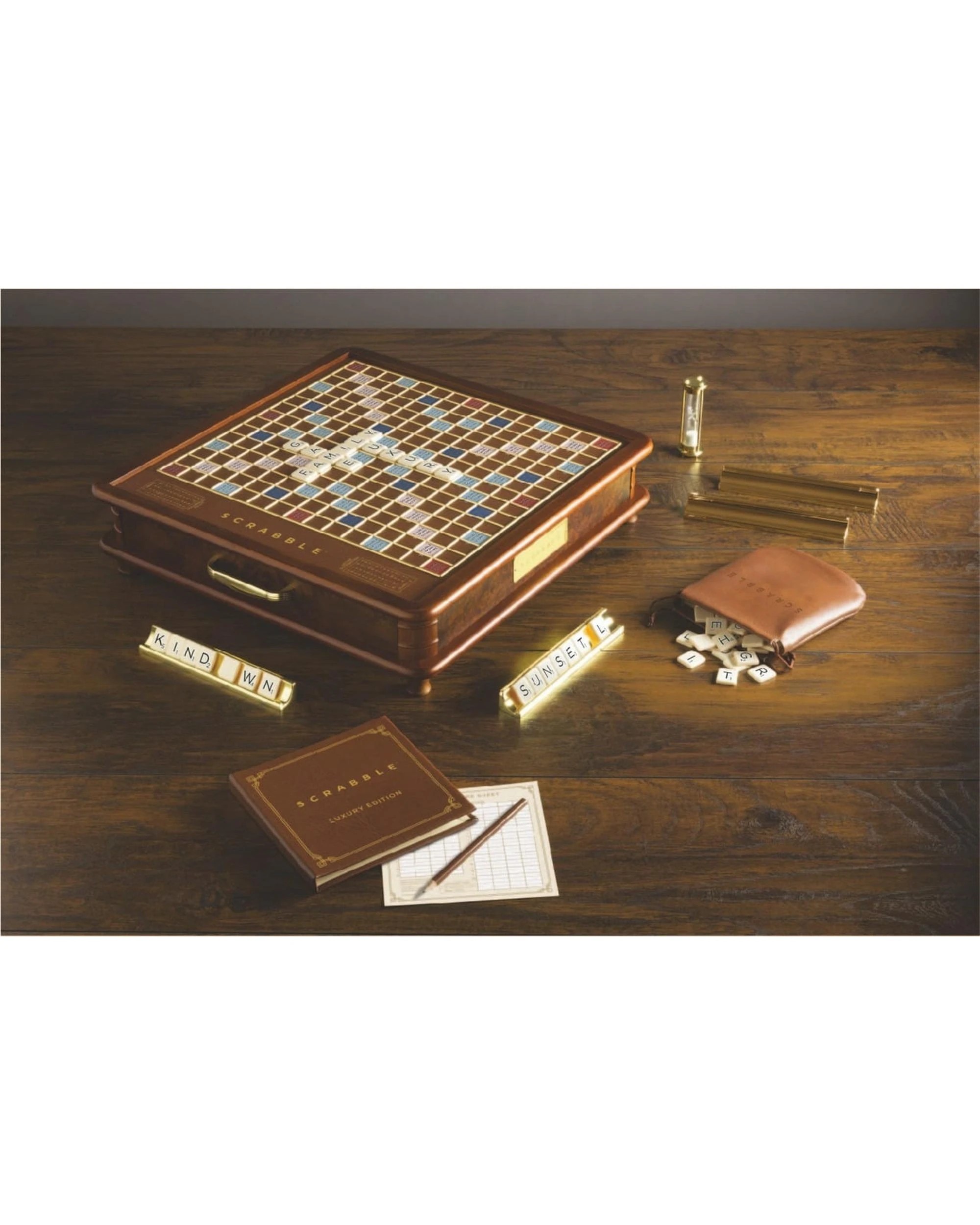 2 Scrabble Luxury Edition Board Game, 2 of 6