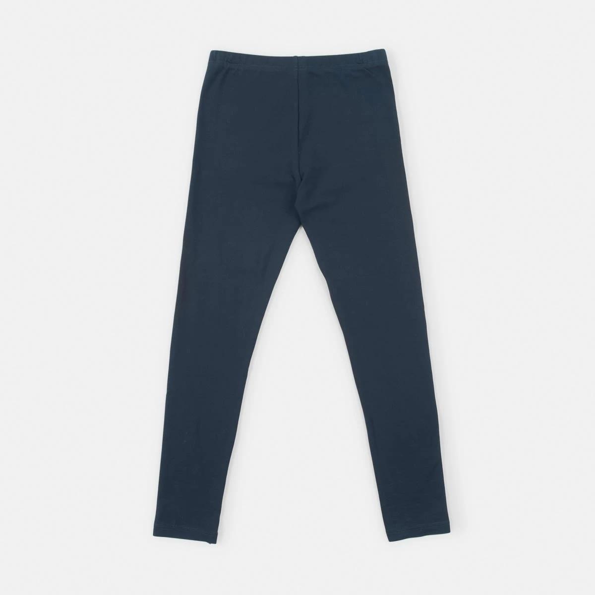8 Plain Full Length Leggings DRESS BLUE, 8 of 8