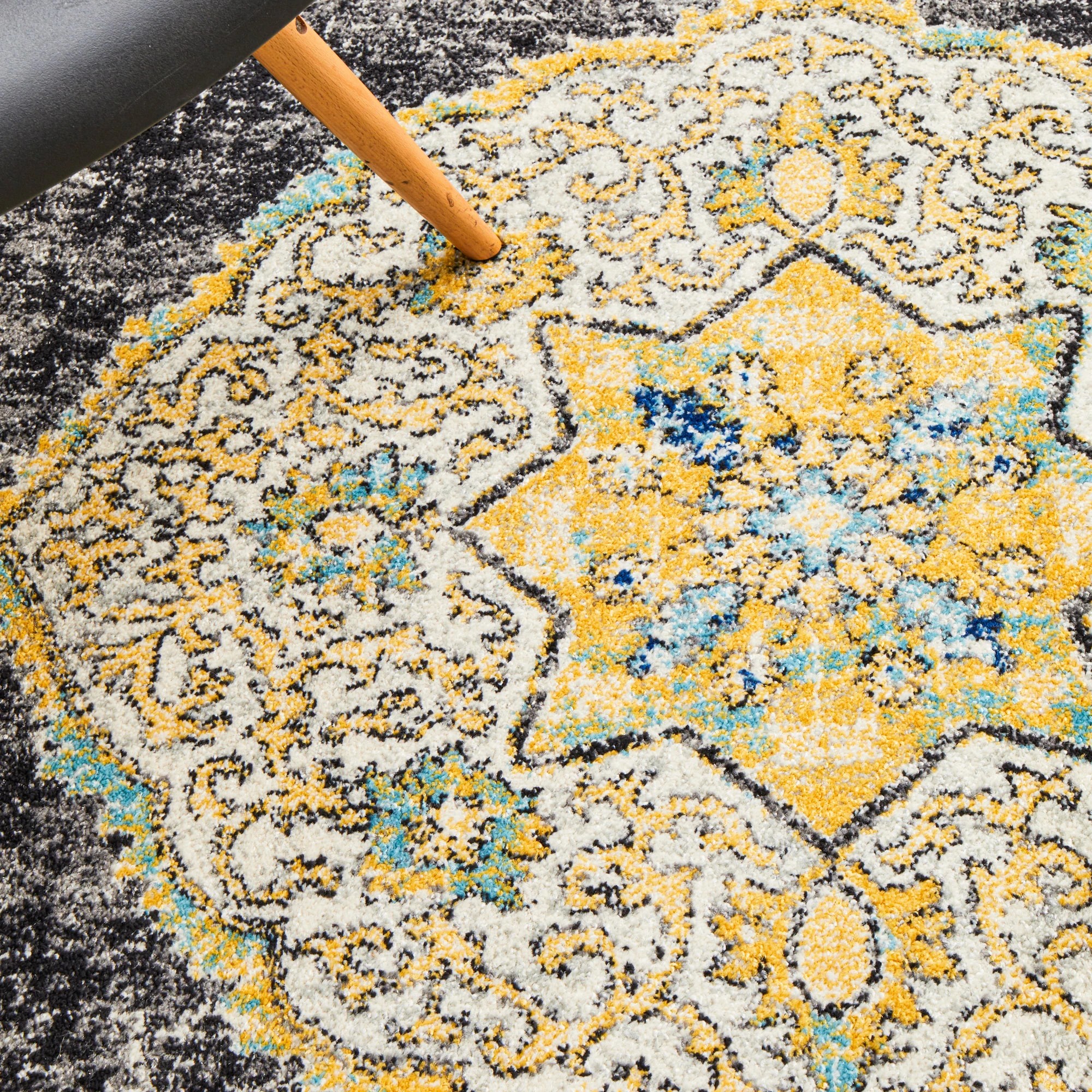 8 Common Ground Rugs Era 955 290x200 cm Rug - Black, 8 of 8