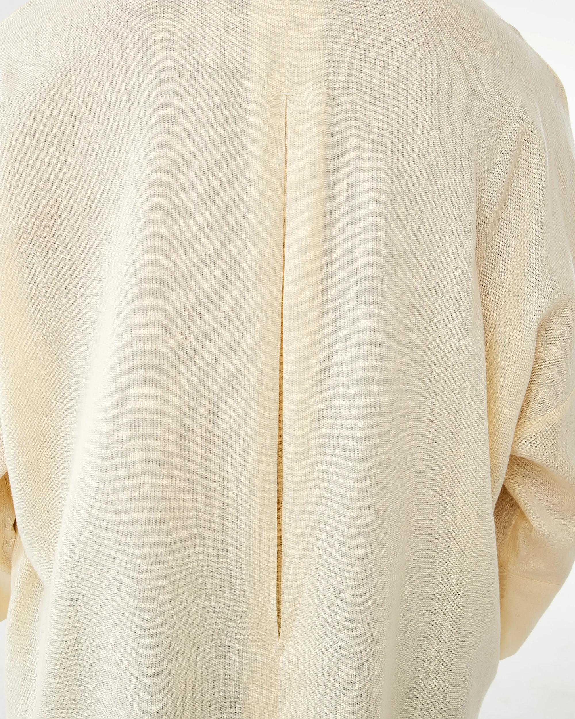 8 Long Sleeve V-Neck Dolman Shirt Fln Yellow, 8 of 8