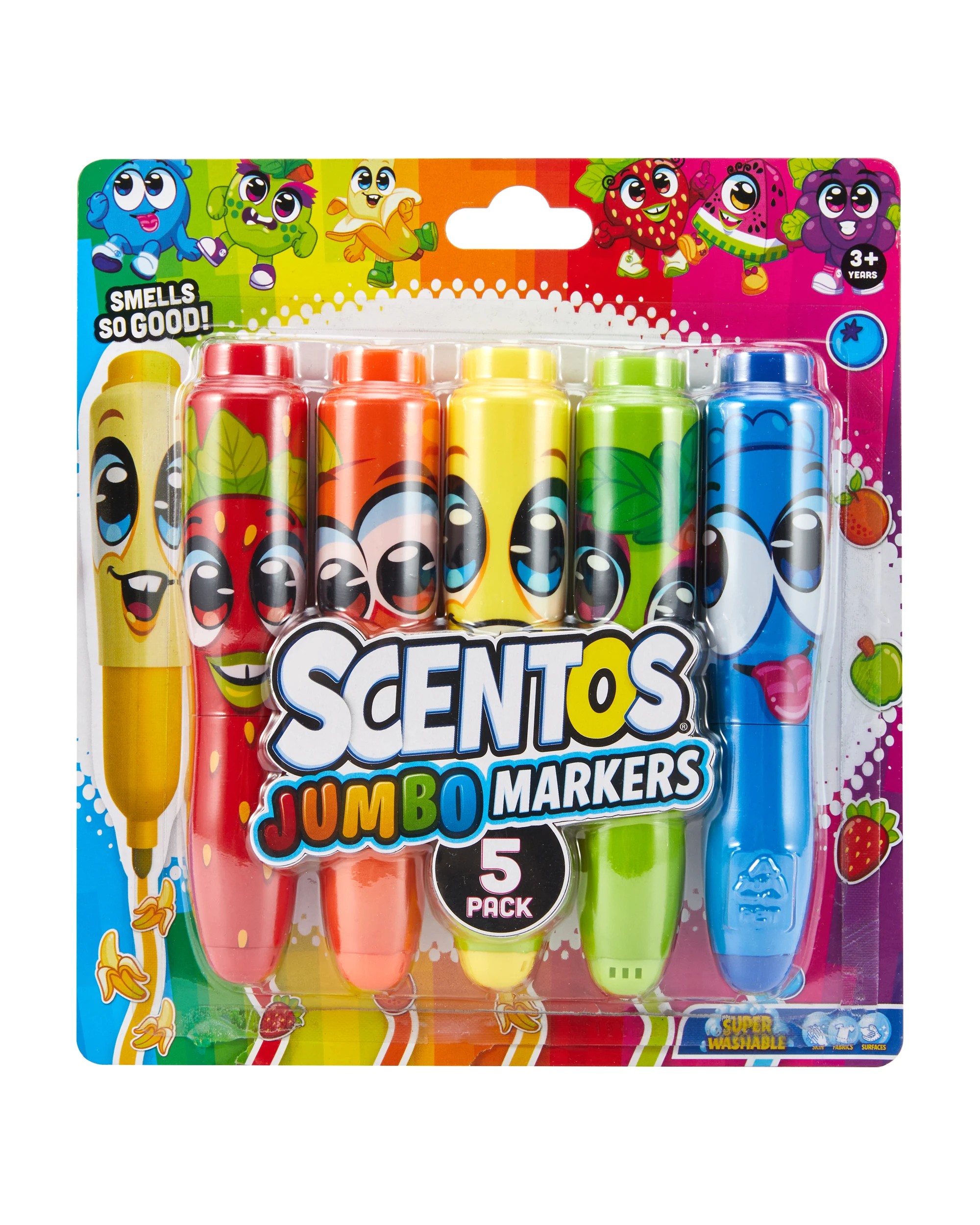 1 5 Pack Scentos Jumbo Markers, 1 of 7