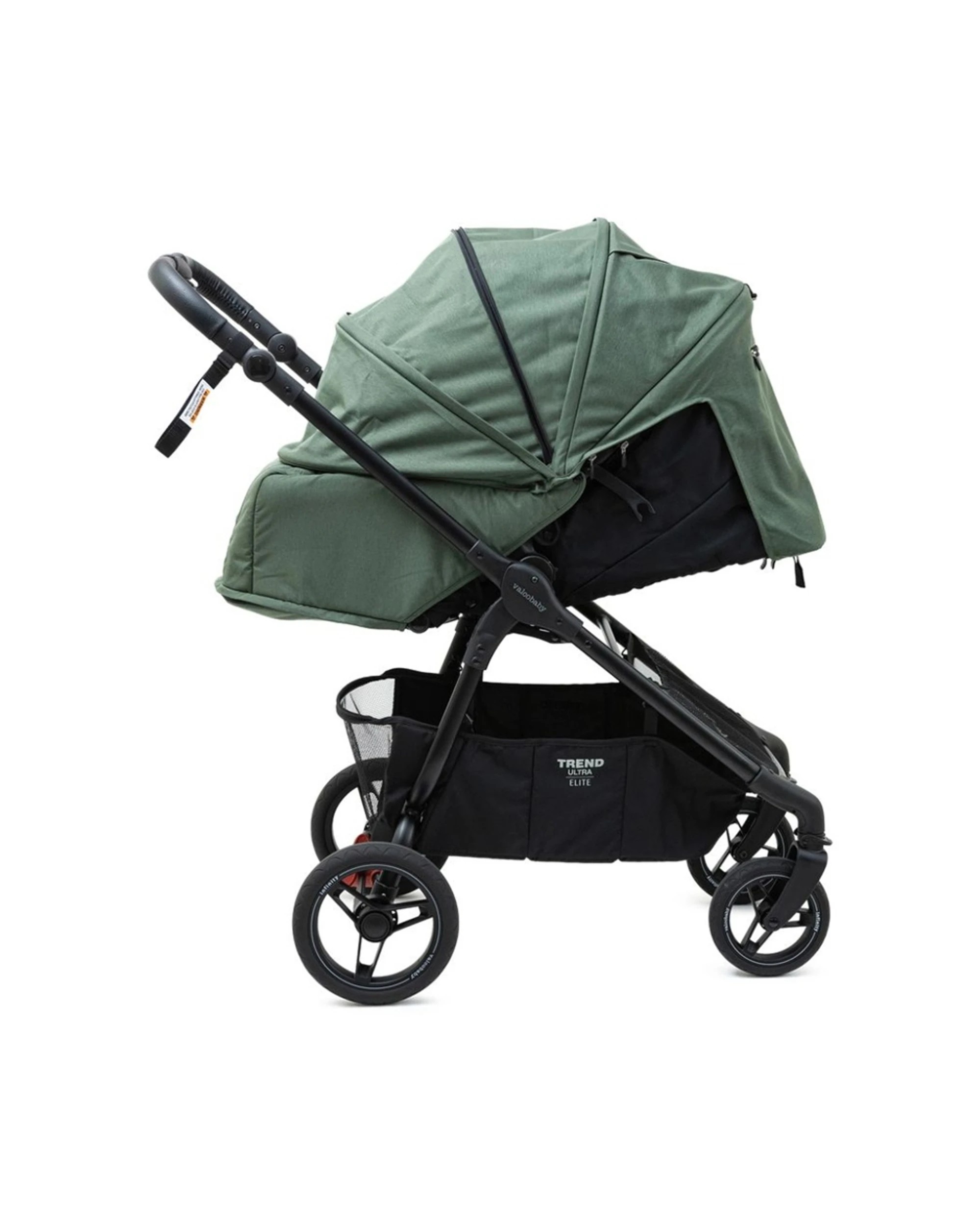 2 Valcobaby Trend Ultra Elite Stroller Pram Reversible One-Hand Fold Infinity - Green, 2 of 9