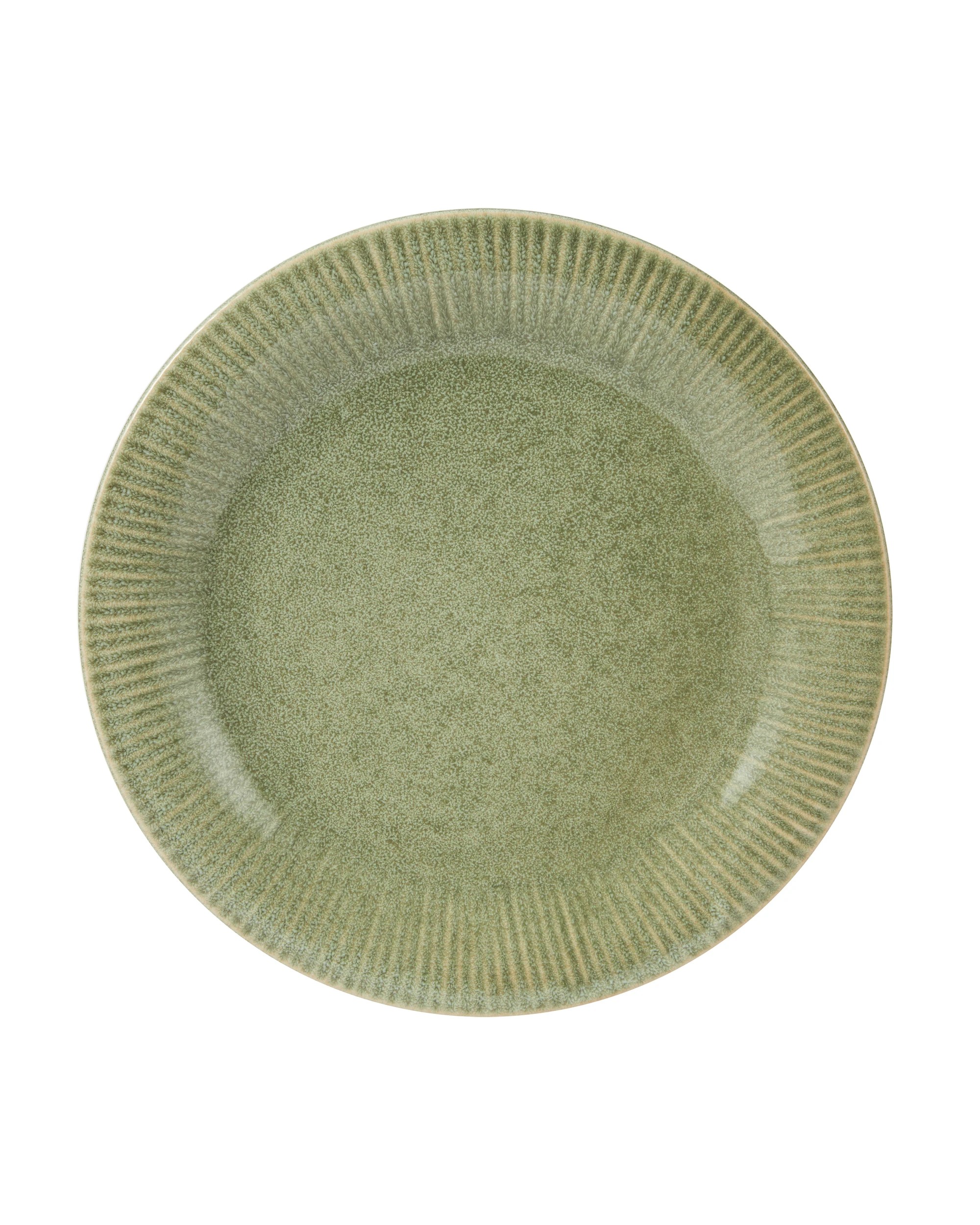 3 Green Lotus Dinner Plate, 3 of 4