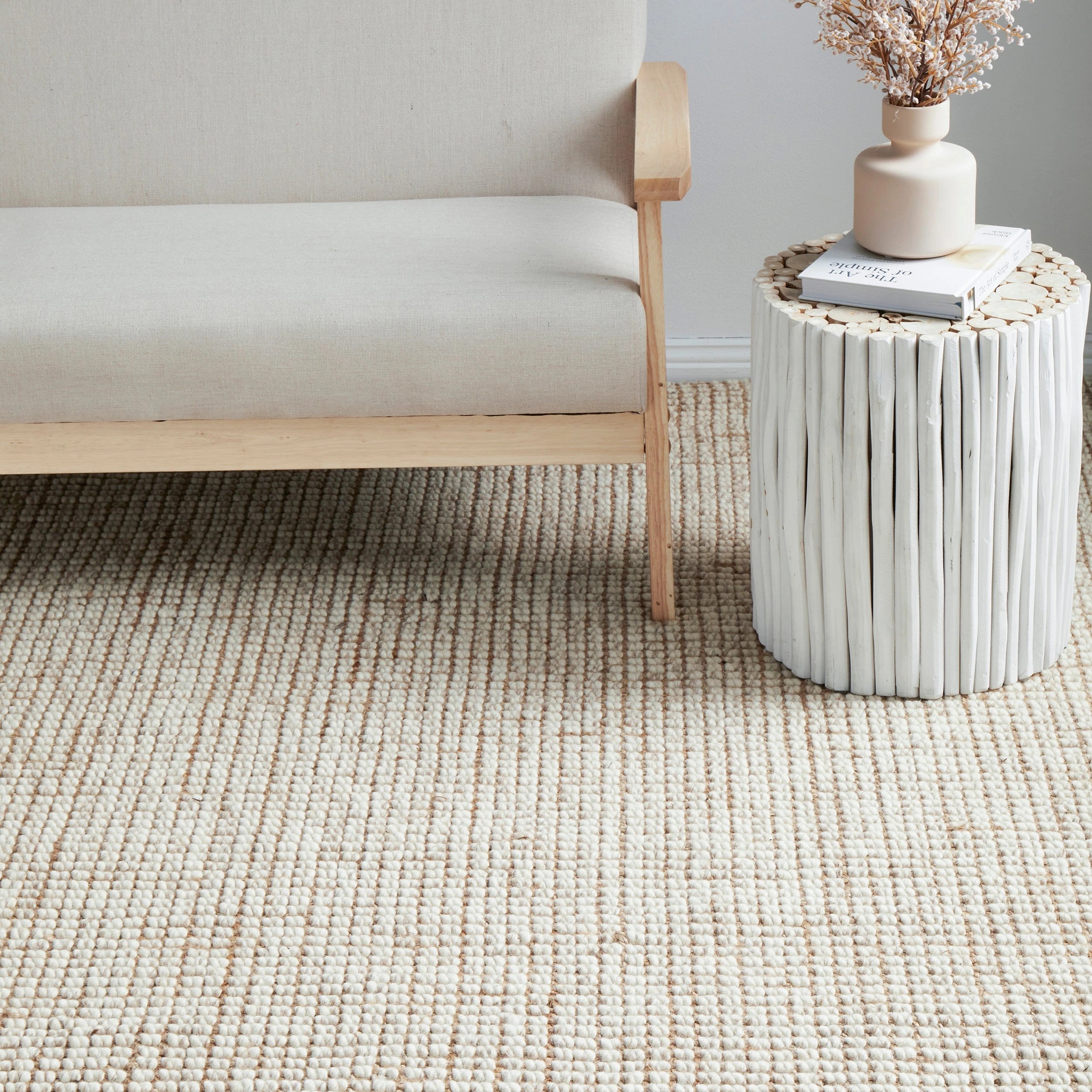 2 Common Ground Rugs Huxen 35 225x155cm - White, 2 of 7