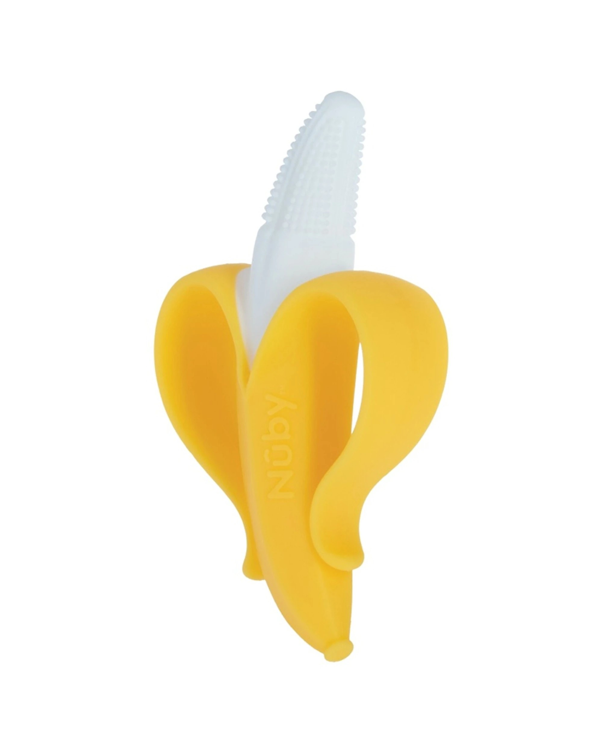 4 Nuby 6pc NanaNubs Banana Gum Massaging Toothbrush Baby Teether - Yellow, 4 of 4