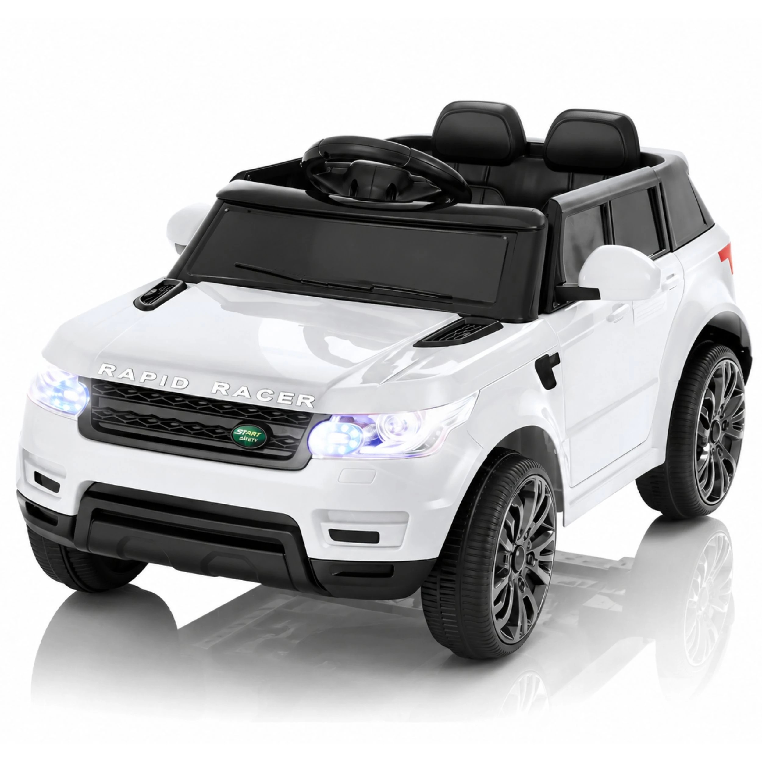 1 Rigo Kids Electric Ride on Car Suv Cars Remote 12v Durable Space Saving Modern Decor Easy Assembly Sturdy - White, 1 of 8