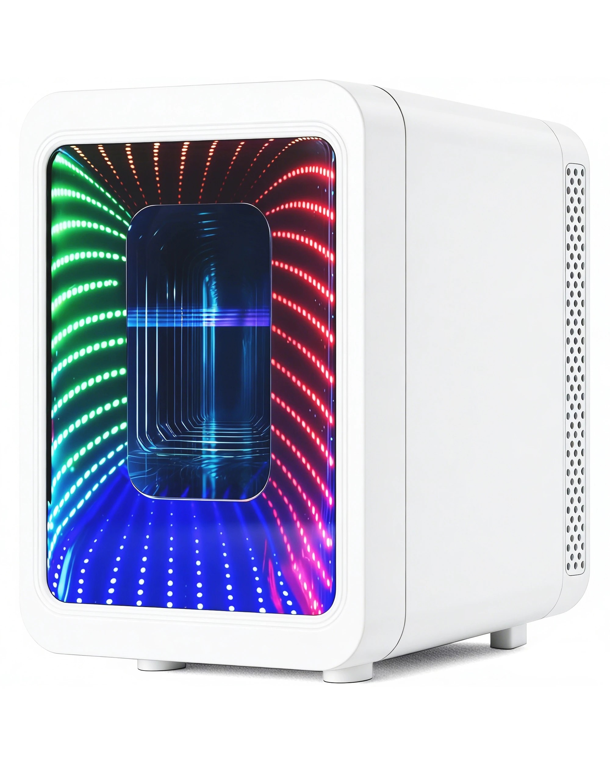 1 Advwin Mini Fridge 4 Liter Small Refrigerator With LED Light, 1 of 7