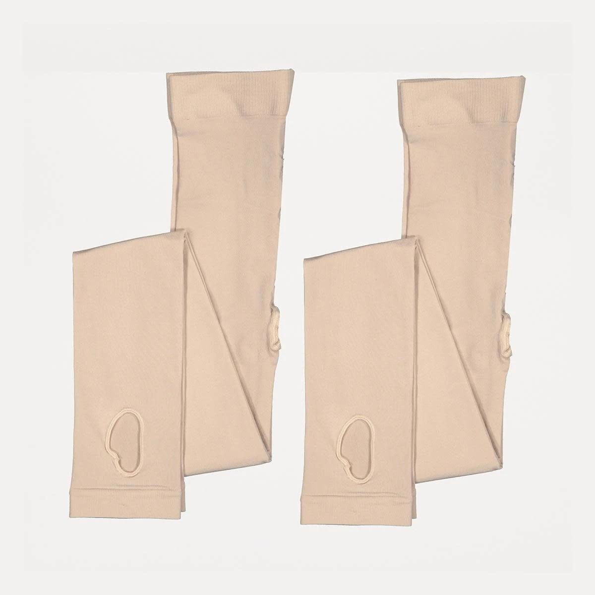 1 2 Pack Ballet Tights Beige, 1 of 3