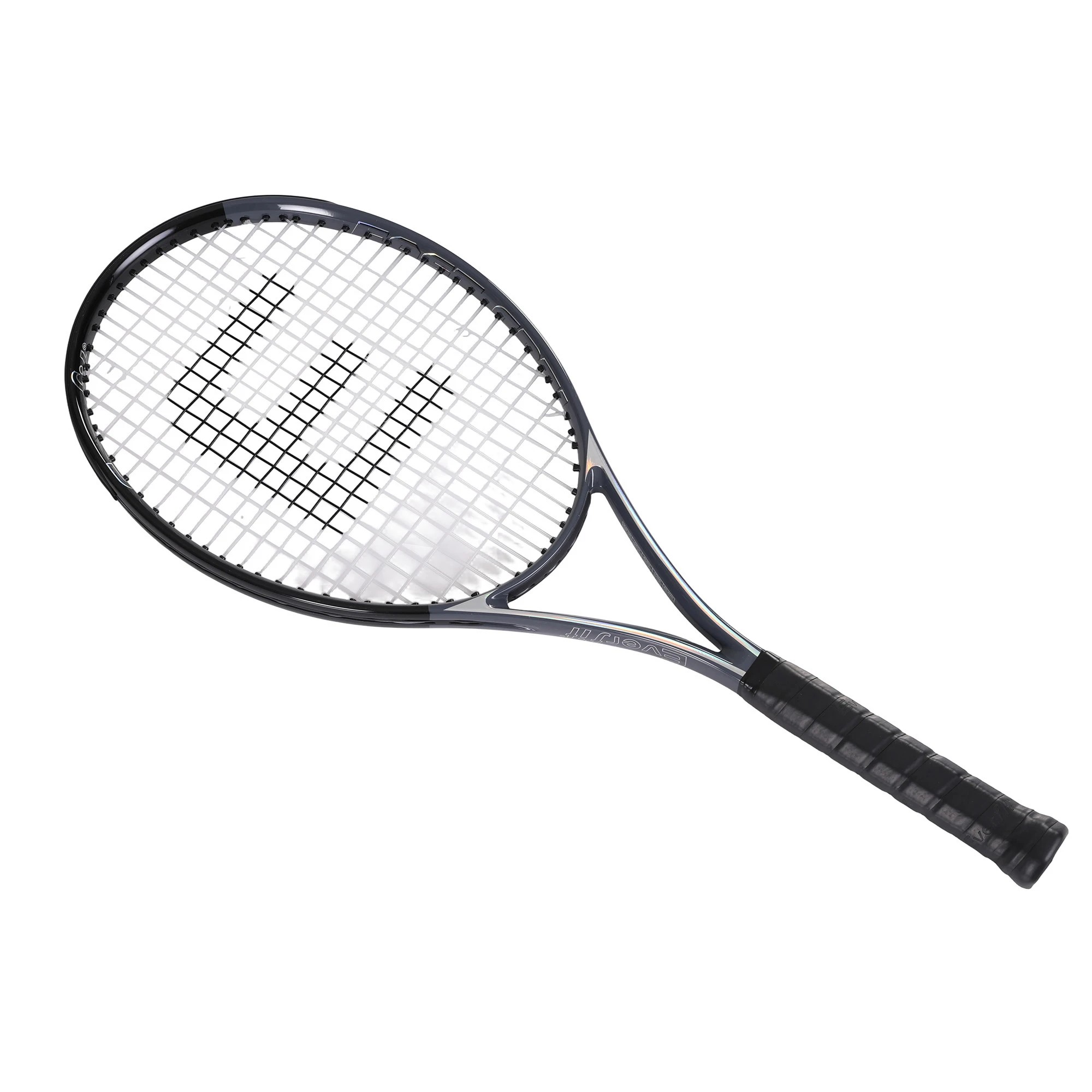 3 Everfit 27 Inch Tennis Racket Lightweight Adult Racquet with Larger Head and Cushioned Grip for Beginners - Black, 3 of 9