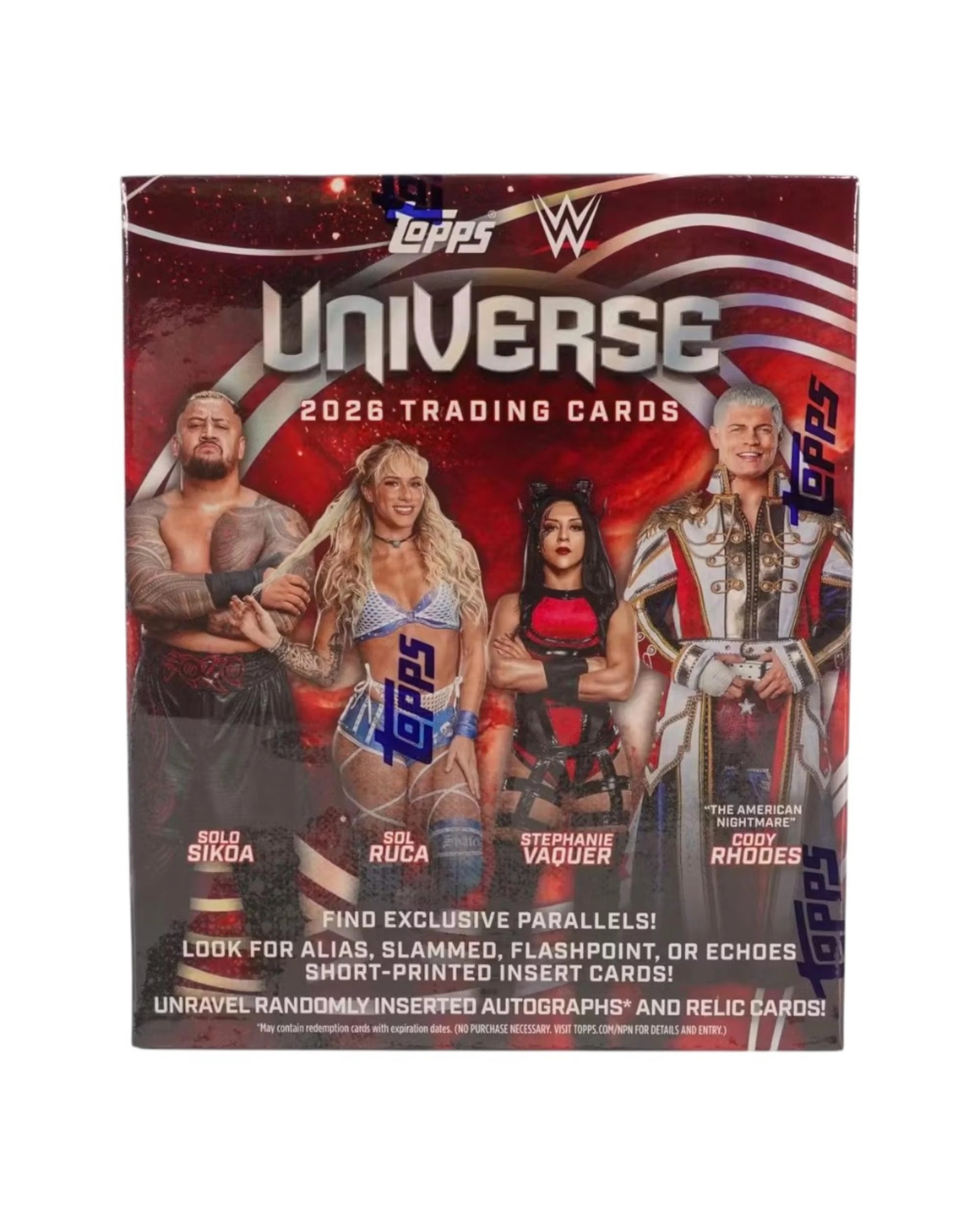 2 Topps 2026 Universe WWE Wrestling Mega Box, 2 of 3