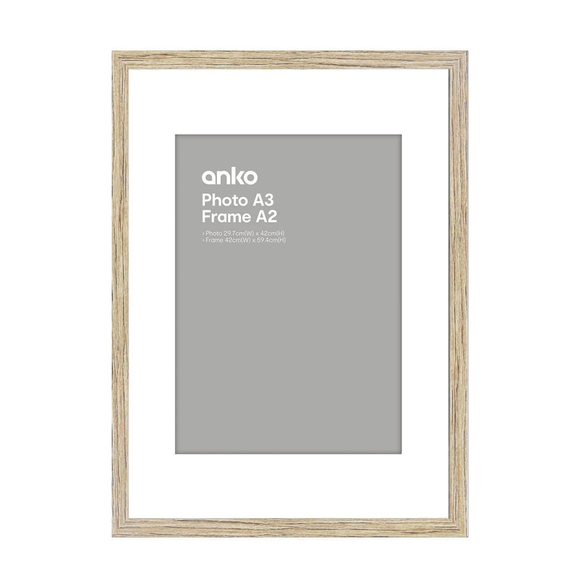 1 Frame Box A3 Wood Look, 1 of 2