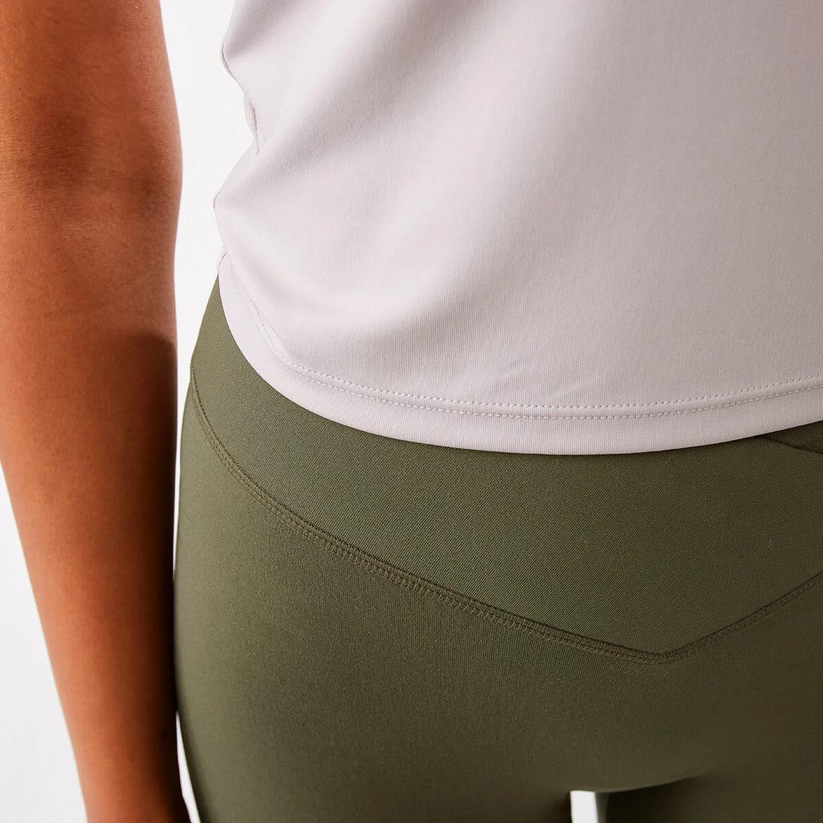 7 Active Womens Ultra Soft Crew Neck T-shirt PEAK GREY, 7 of 7