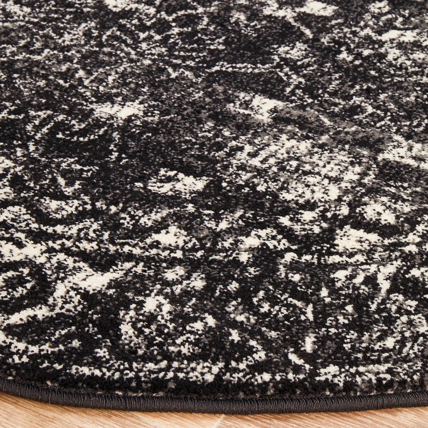 5 Common Ground Rugs Encore 252 200x200cm Round - Medium Pet Friendly Rug - Charcoal, 5 of 8
