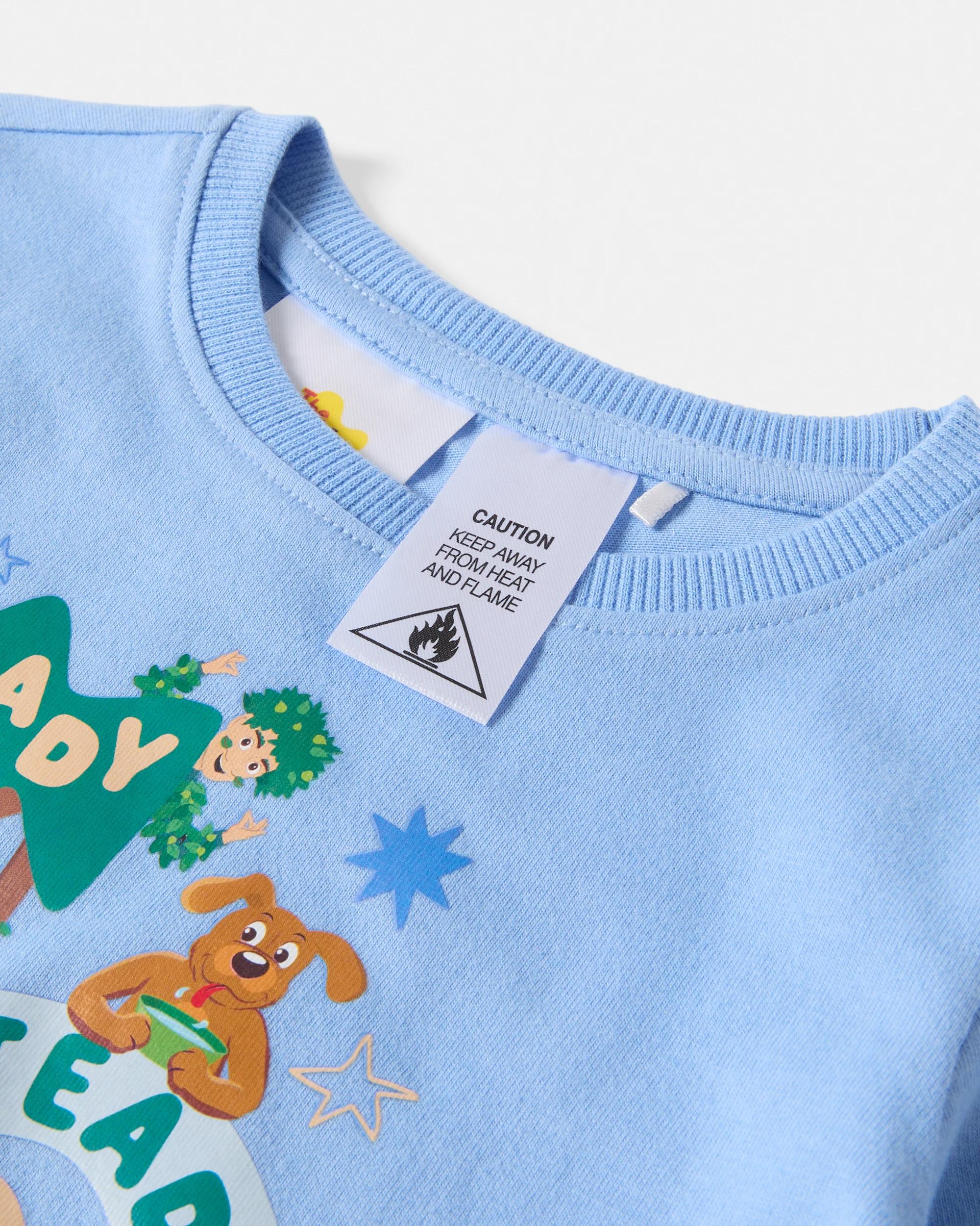 5 Wiggles License Long Sleeve Pyjama Set Blu Wiggle, 5 of 6