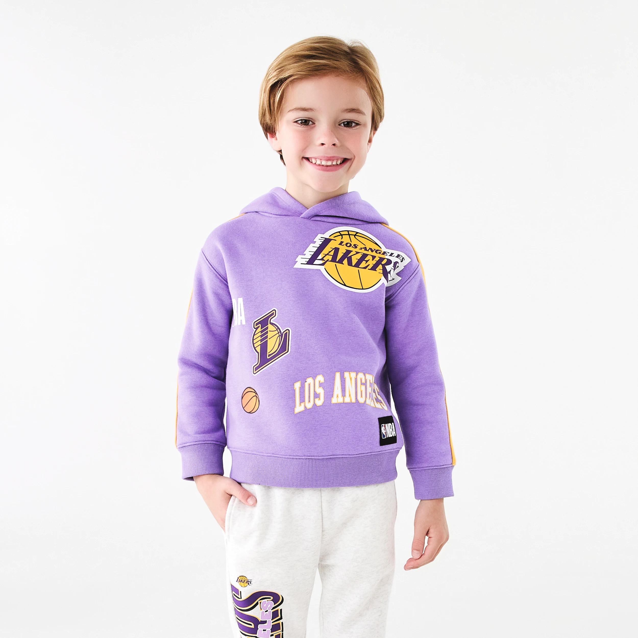 1 Official NBA Kids Printed Hoodie Lkrs 7d4r, 1 of 8
