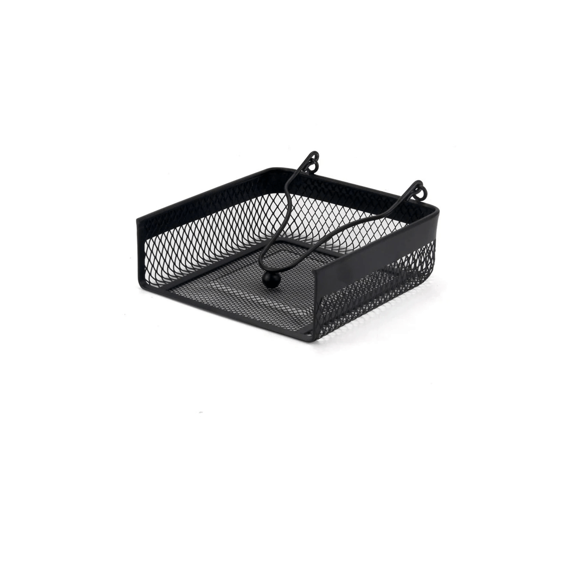 1 Classica Mesh Durable Napkin Holder 18.5x16x7.5cm Tabletop Napkin Dispenser
 - Black, 1 of 3
