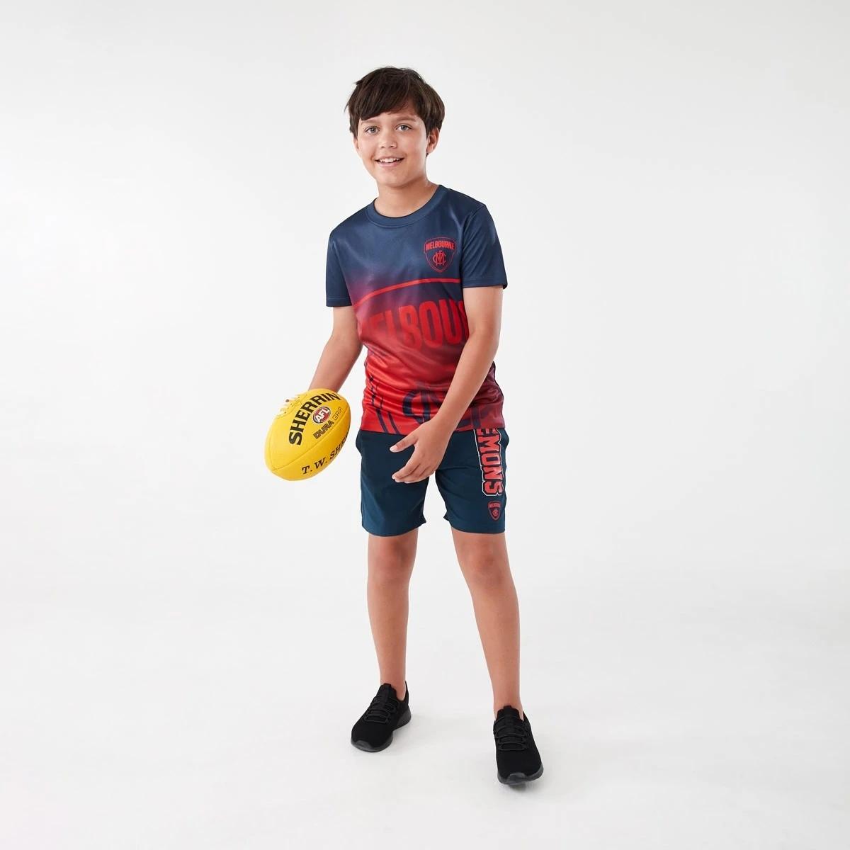1 Official AFL Kids Training T-shirt Melbourne, 1 of 10