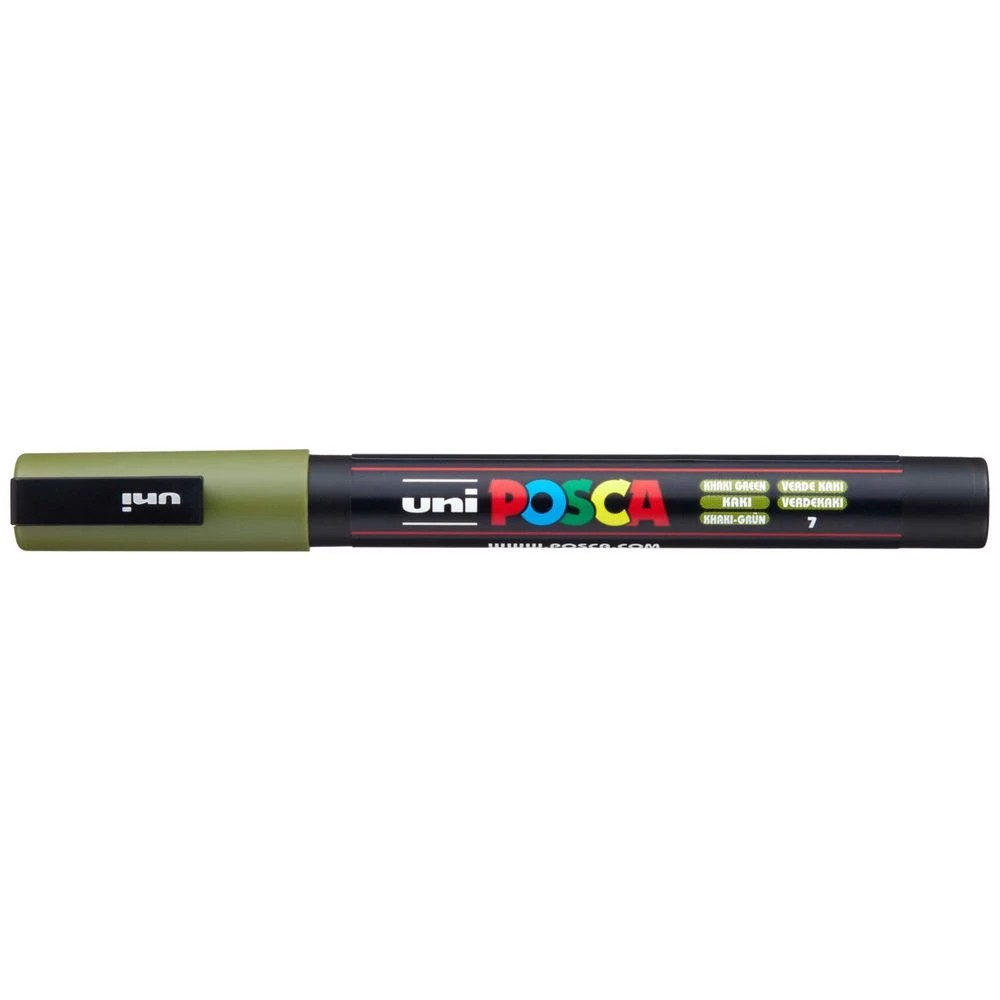 1 POSCA PC 3M Paint Marker Khaki Green, 1 of 8