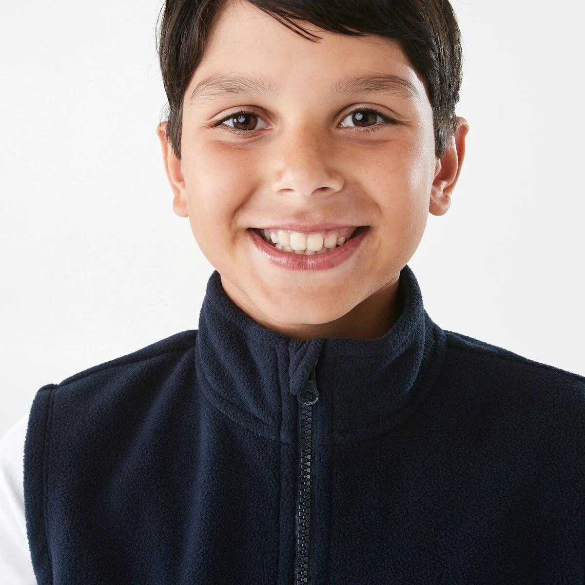 4 School Polar Fleece Vest Nvy Sphire, 4 of 10