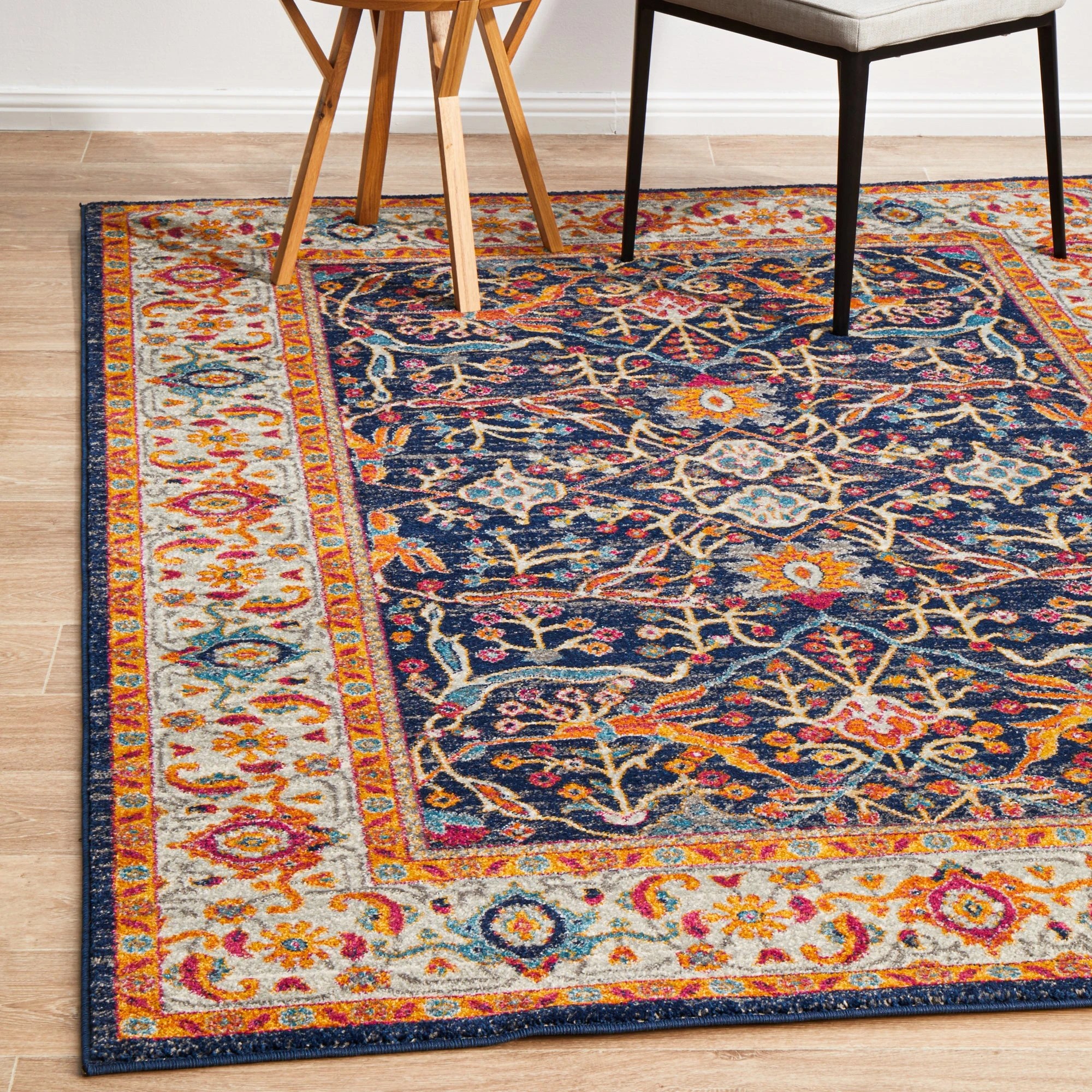 4 Common Ground Rugs Encore 262 290x200cm - Large Floor Rug - Blue, 4 of 9