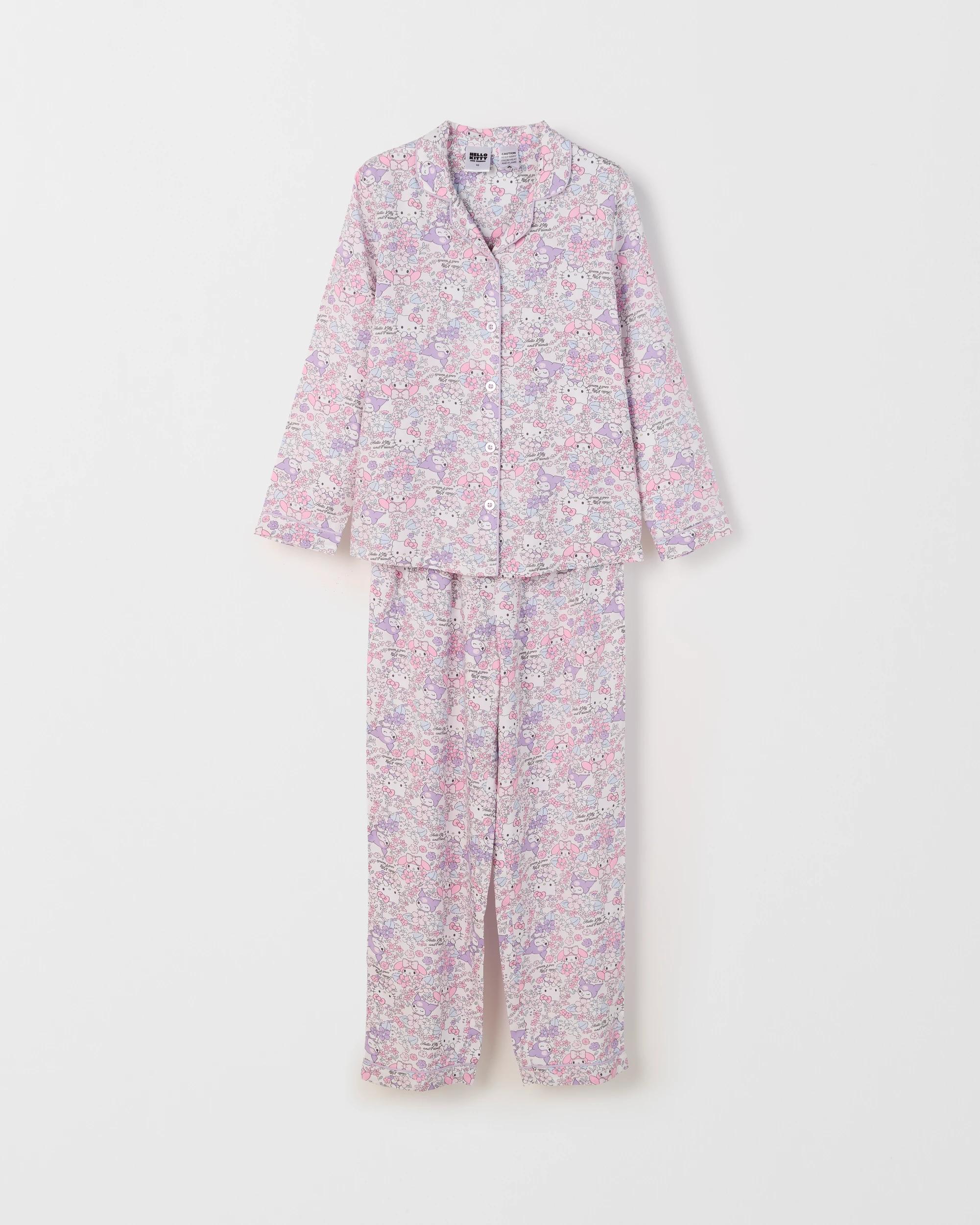 1 Hello Kitty Older Girls Woven Button Through Pyjama Set HELLO KITTY, 1 of 4
