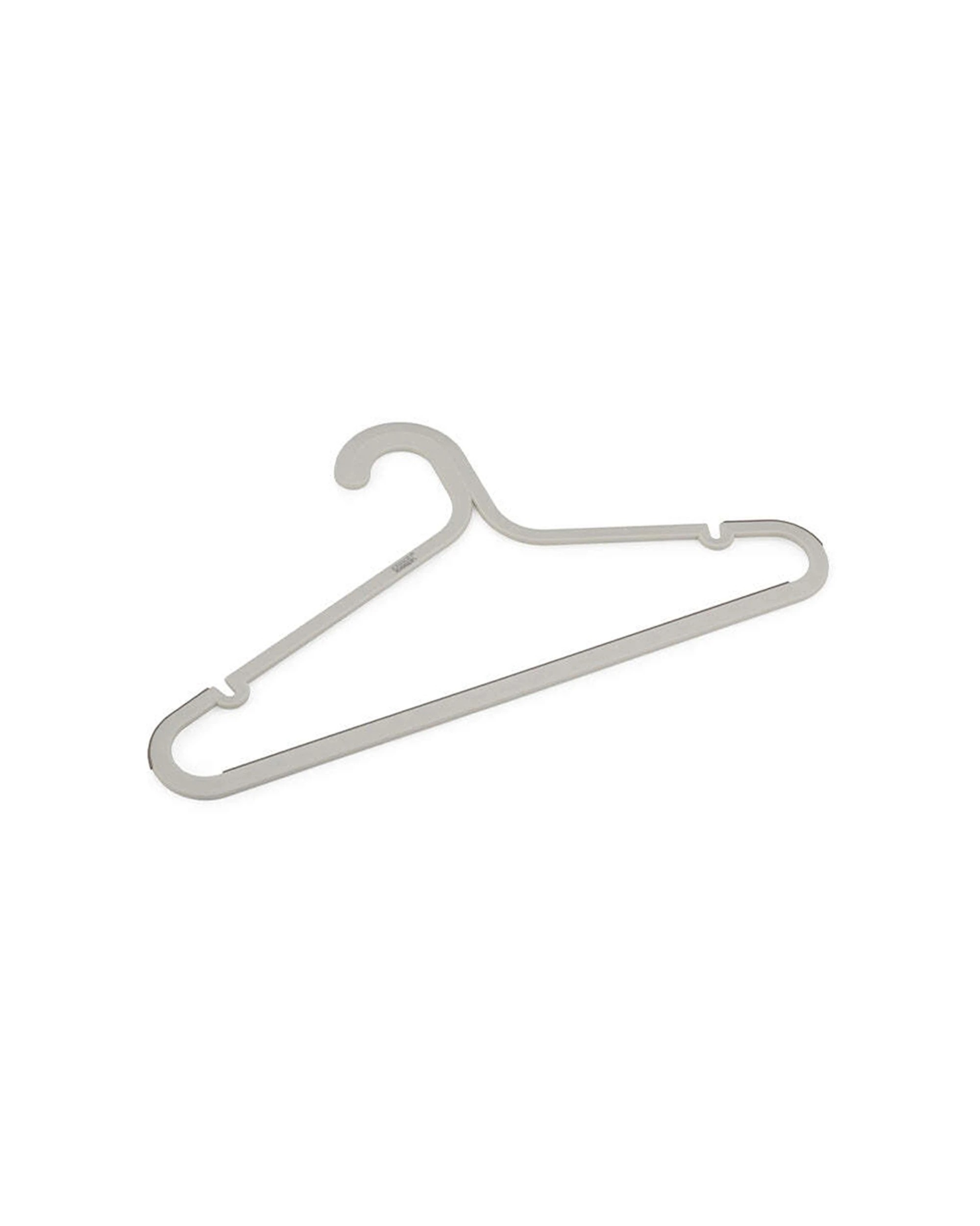 1 Joseph Joseph Orderly Anti-Tangle Clothes Hanger Set 5pc 41cm Non-Slip Grip Ecru - White, 1 of 7