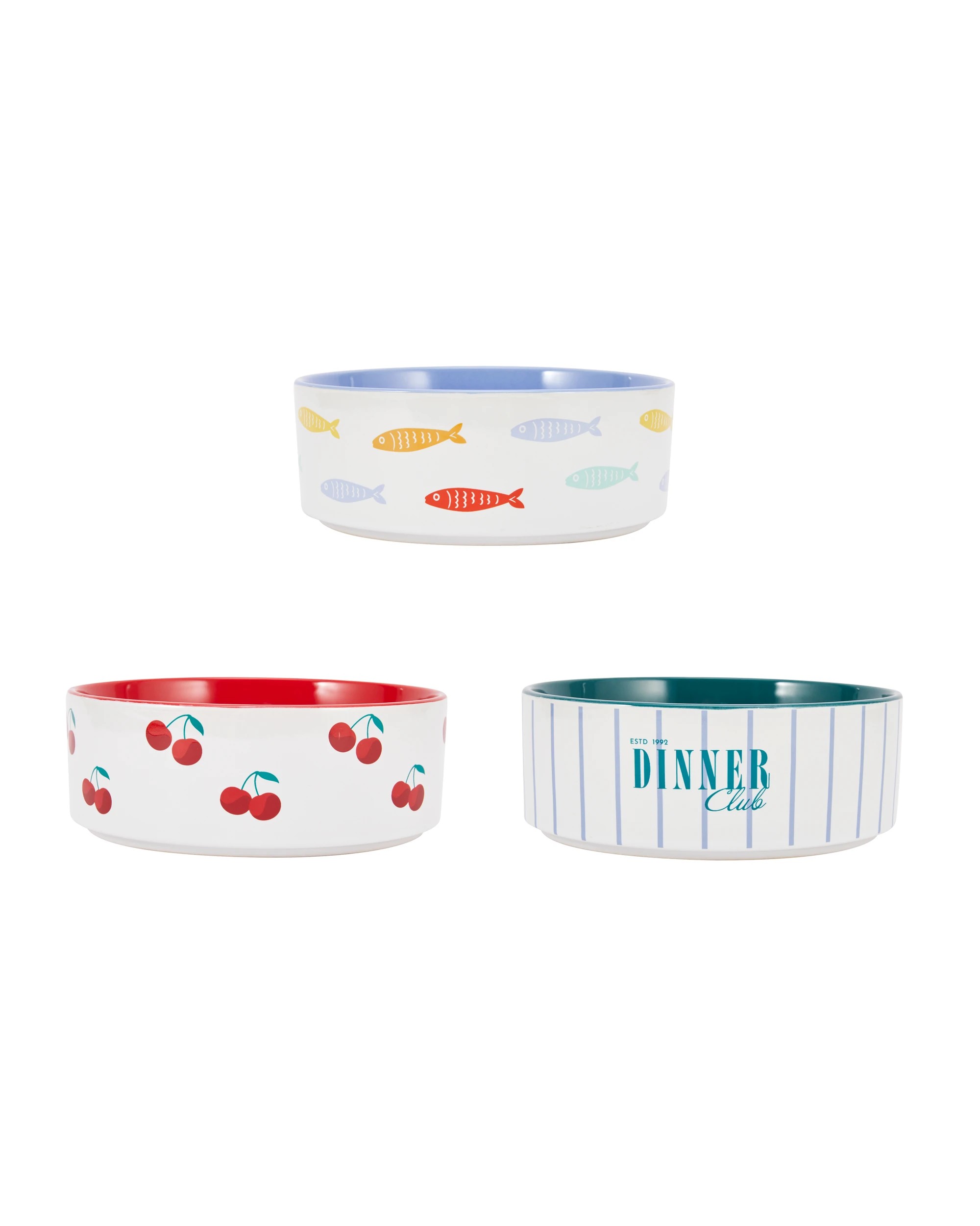 1 Dog Bowl Ceramic - Medium, Assorted, 1 of 5